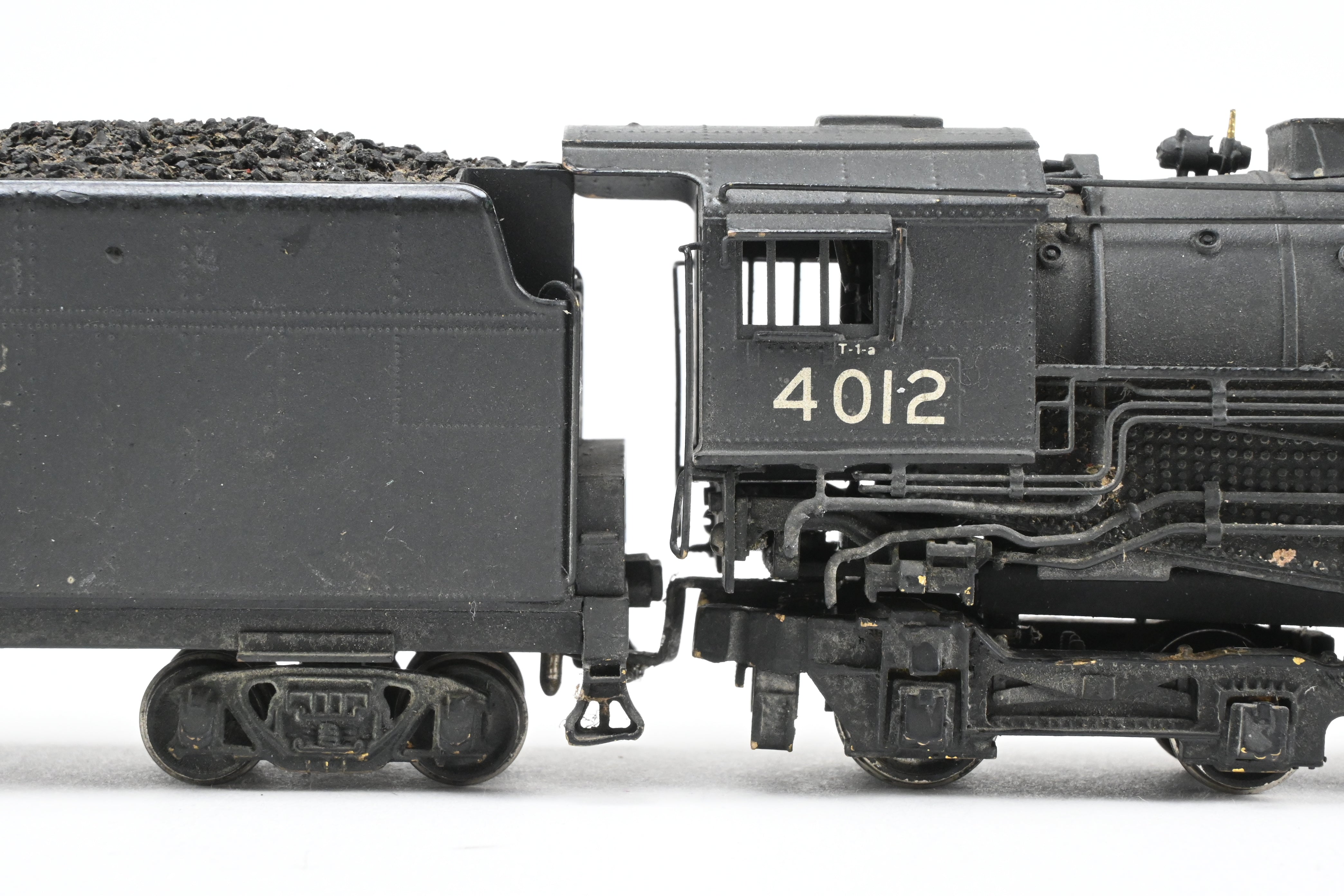 HO Scale Brass Westside Model Co. B&M - Boston & Maine 2-8-4 Class T-1a Berkshire Locomotive Model Custom Painted with No. 4012