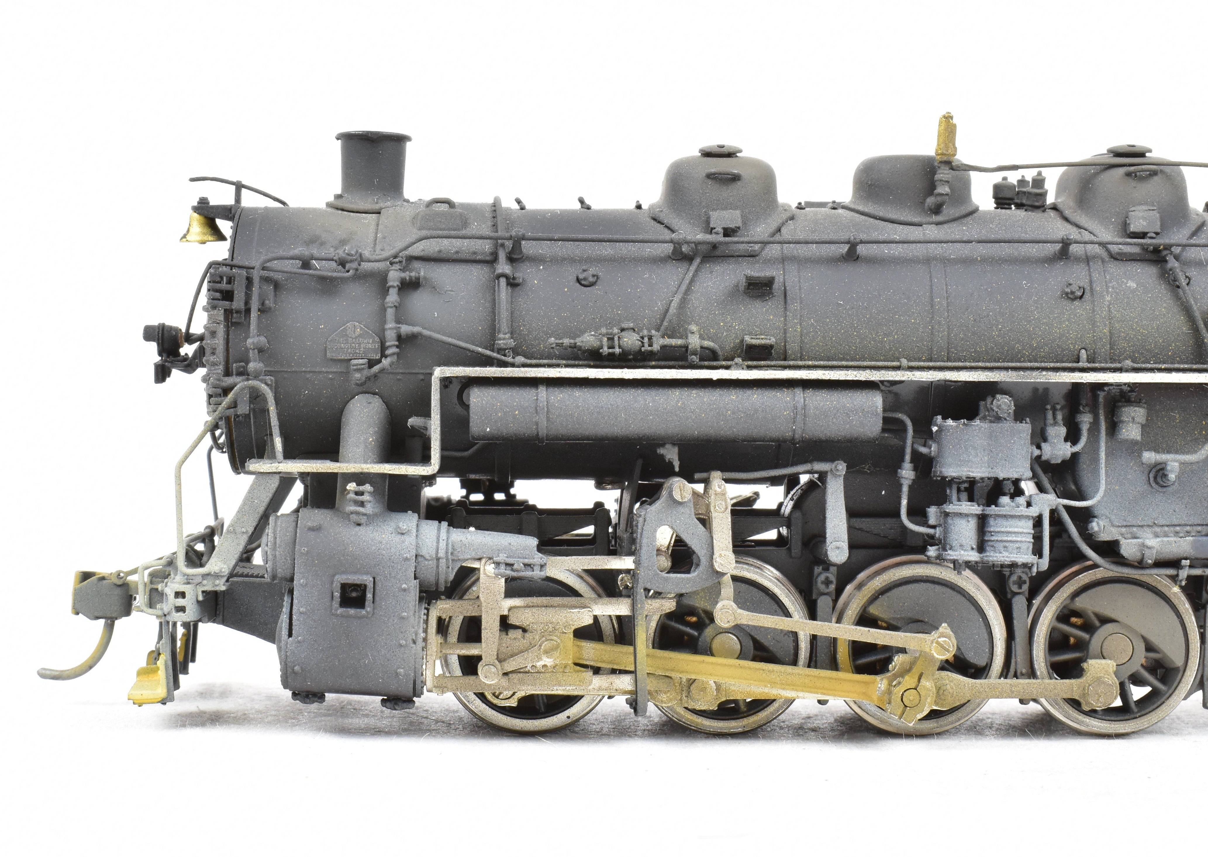 HO Scale Brass Precision Scale Co. Chesapeake & Ohio Class C - 16 0 - 8 - 0 FP Model Locomotive with Weathered No. 255, Equipped with DCC & Sound Function