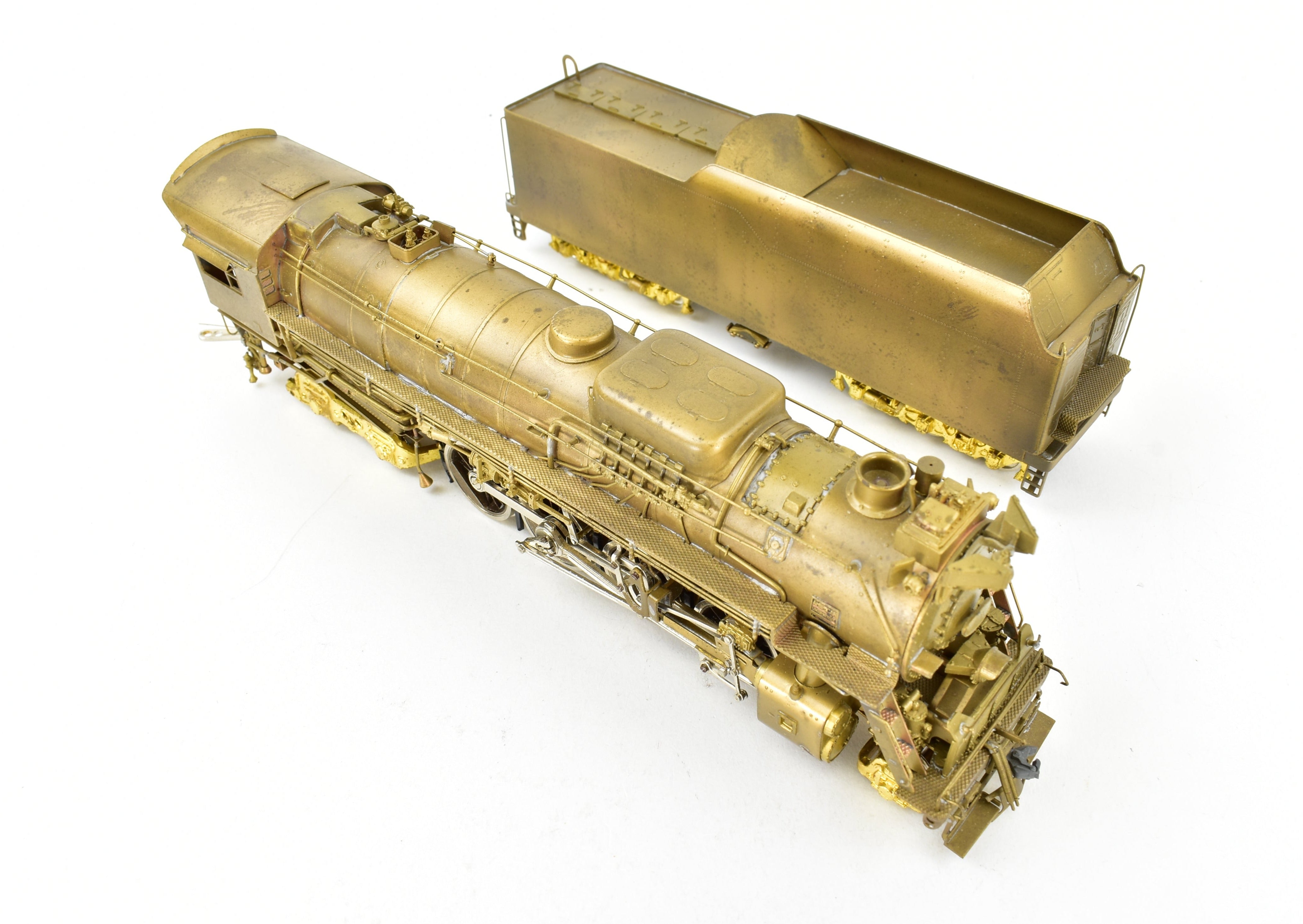 HO Scale Brass Pacific Fast Mail (PFM) Model Train - United C&O - Chesapeake & Ohio 2-8-4 Kanawha Locomotive