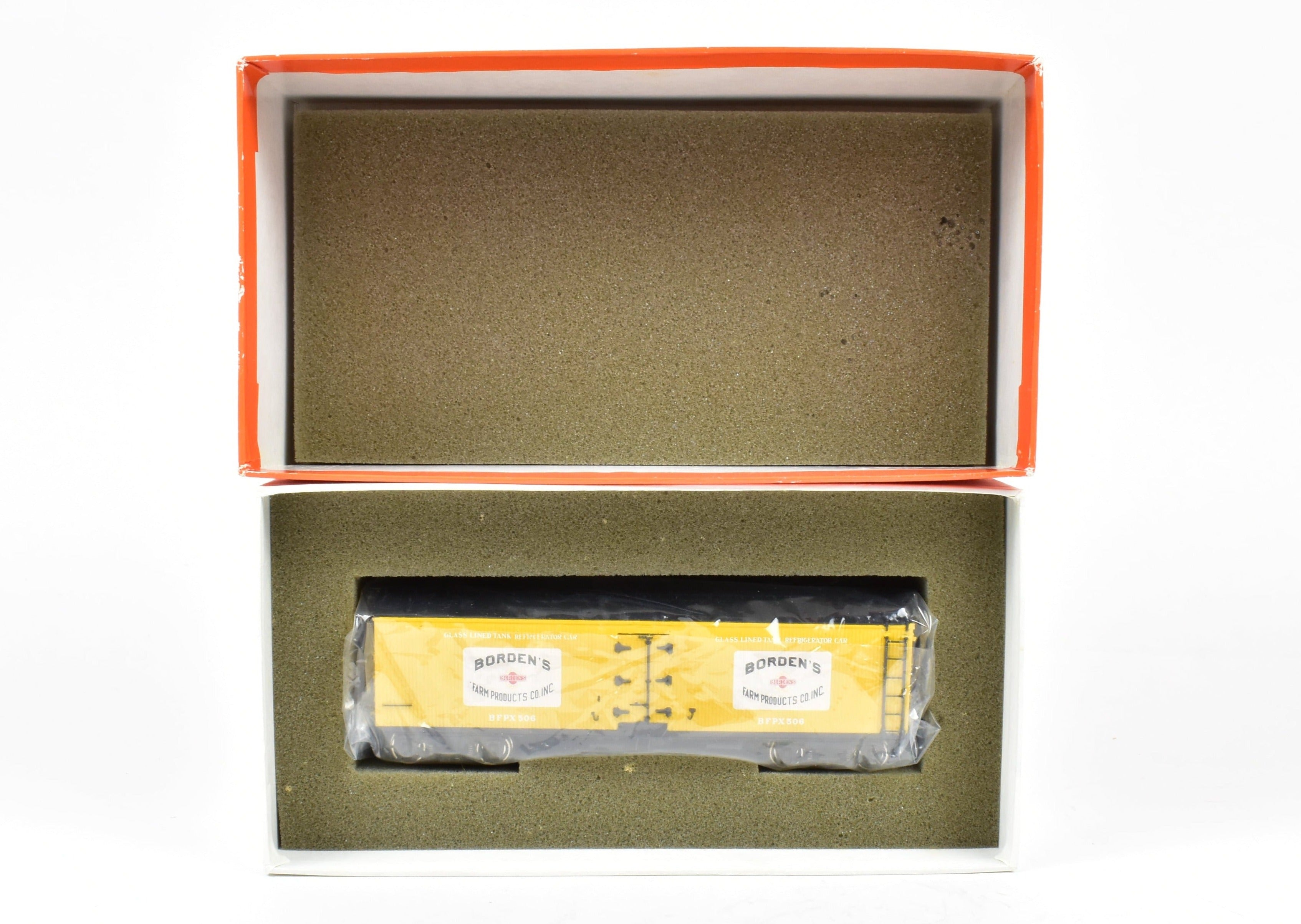 HO Scale Brass Precision Scale Co. Model Railroad 41' Pfaudler Wood Sheath Milk Car Bordens FP from Various Roads