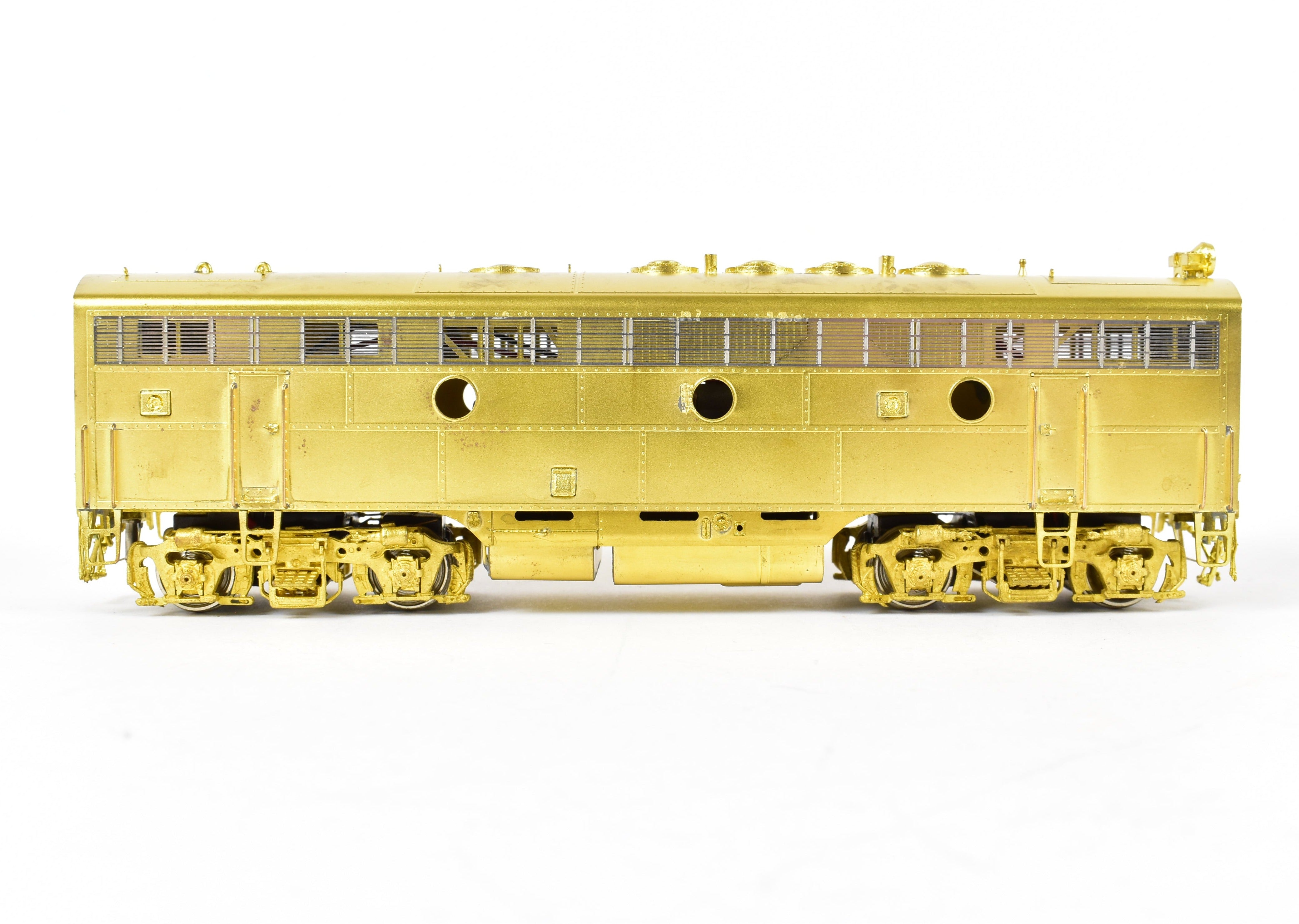 HO Scale Brass OMI - Overland Models Inc. Western Pacific EMD F7B Nos. 913B,C - 921B,C Freight Locomotive Models with Steam Headlight from the 1960 Era