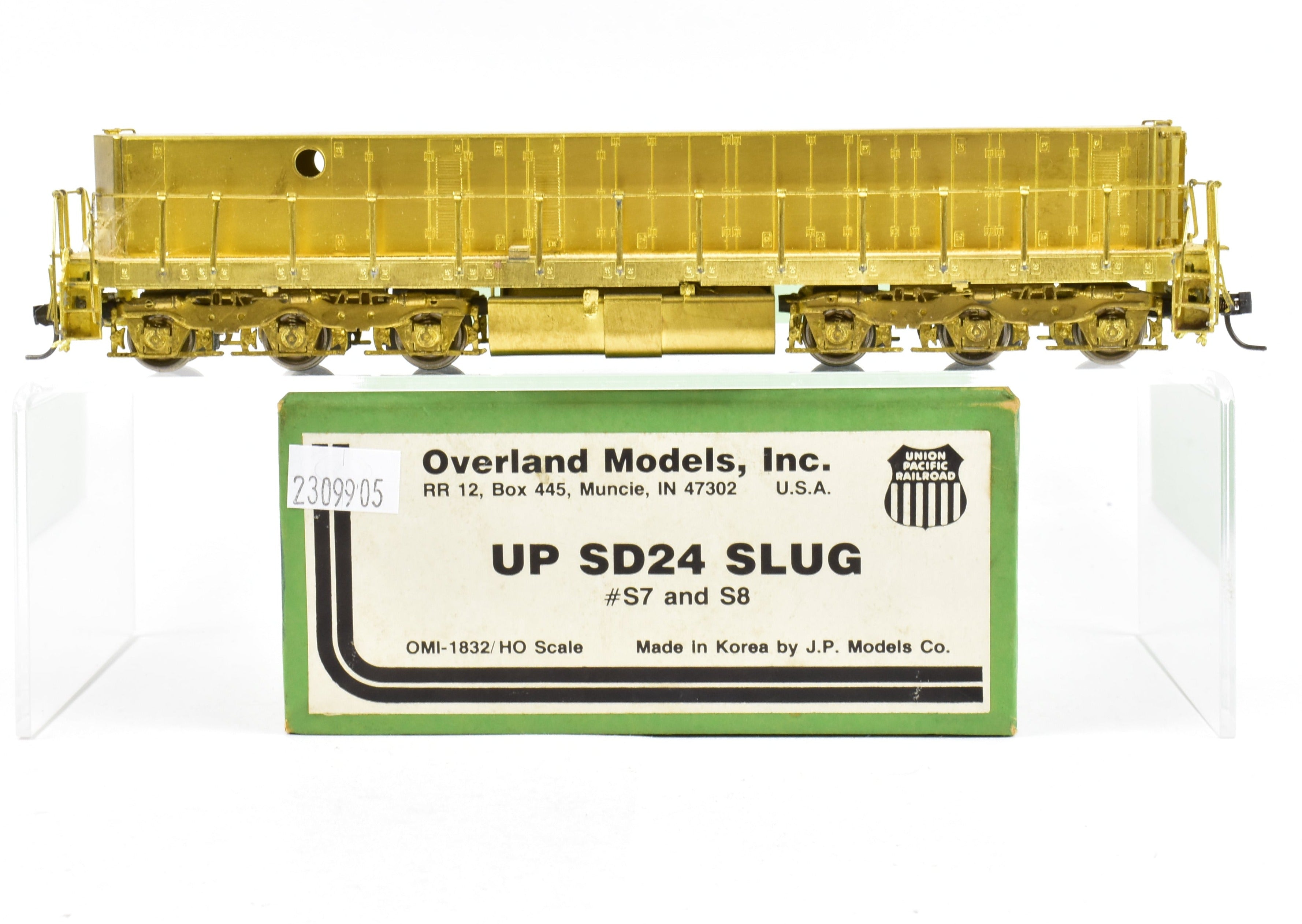 HO Scale Brass OMI UP Union Pacific EMD SD24 Unpowered Slug S7 & S8 Models