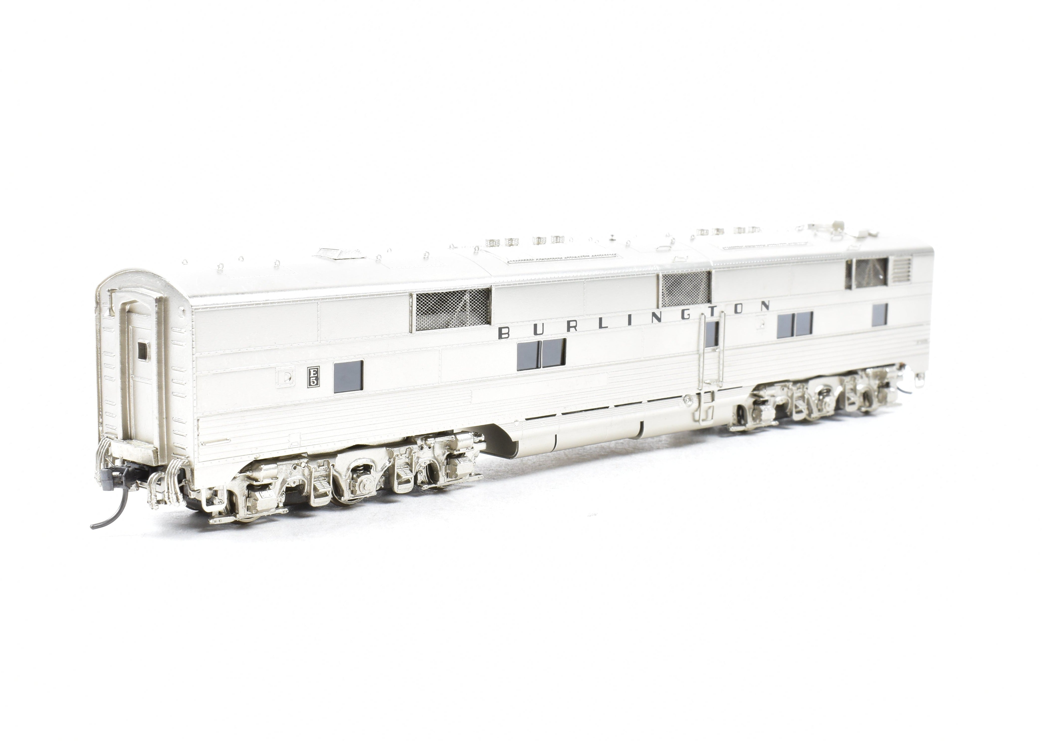HO Scale Brass Locomotive Set - Challenger Imports CB&Q - Burlington Route EMD E5 PH - II A/B Set FP 9912A with 1960's Design Scheme