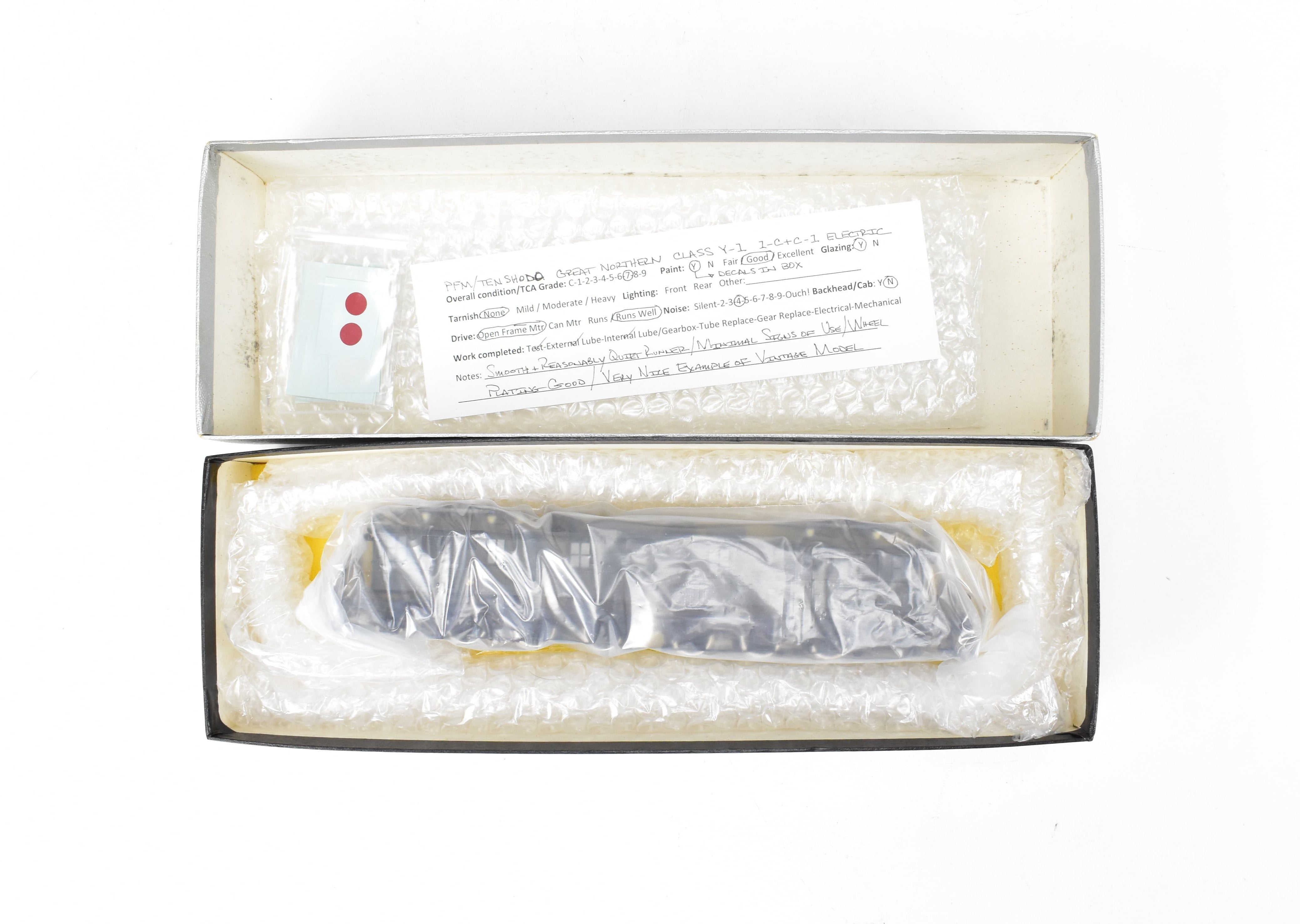 HO Scale Brass Electric Locomotive - PFM Tenshodo Great Northern Y - 1 Factory - Painted Model