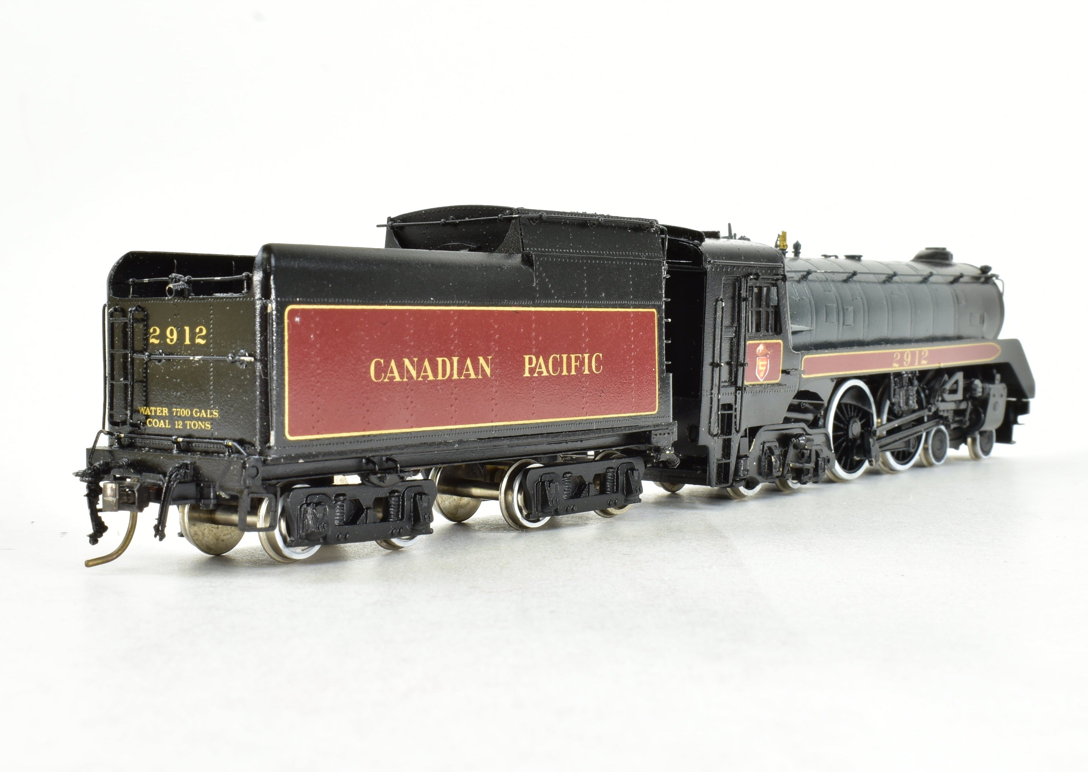 HO Scale Brass PFM - Van Hobbies CPR - Canadian Pacific Railway 4-4-4 Class F-1a Jubilee Model Locomotive with Custom Painted Finish
