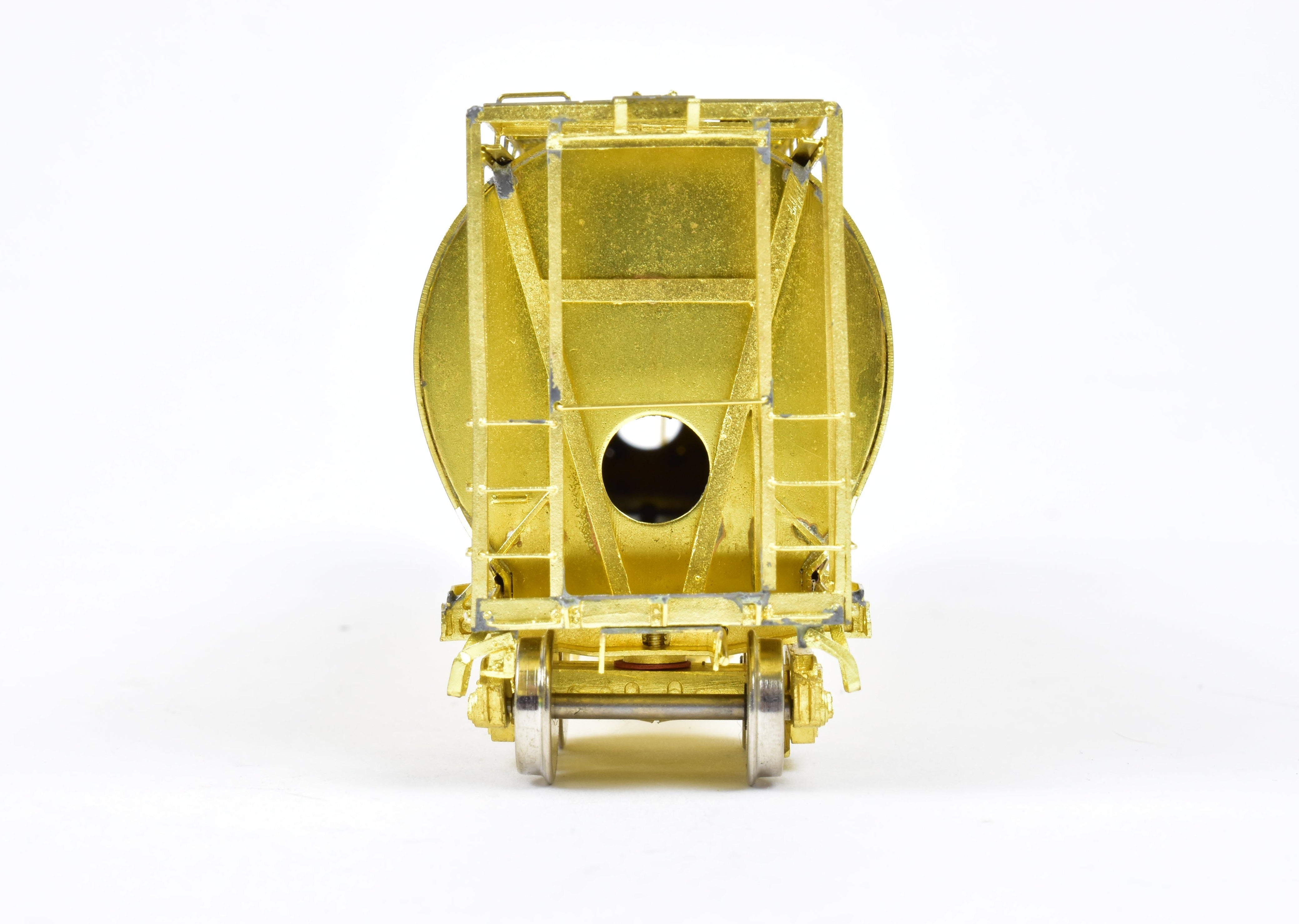 HO Brass OMI - CNJ & Conrail 2-Bay Cylindrical Hopper by Overland Models