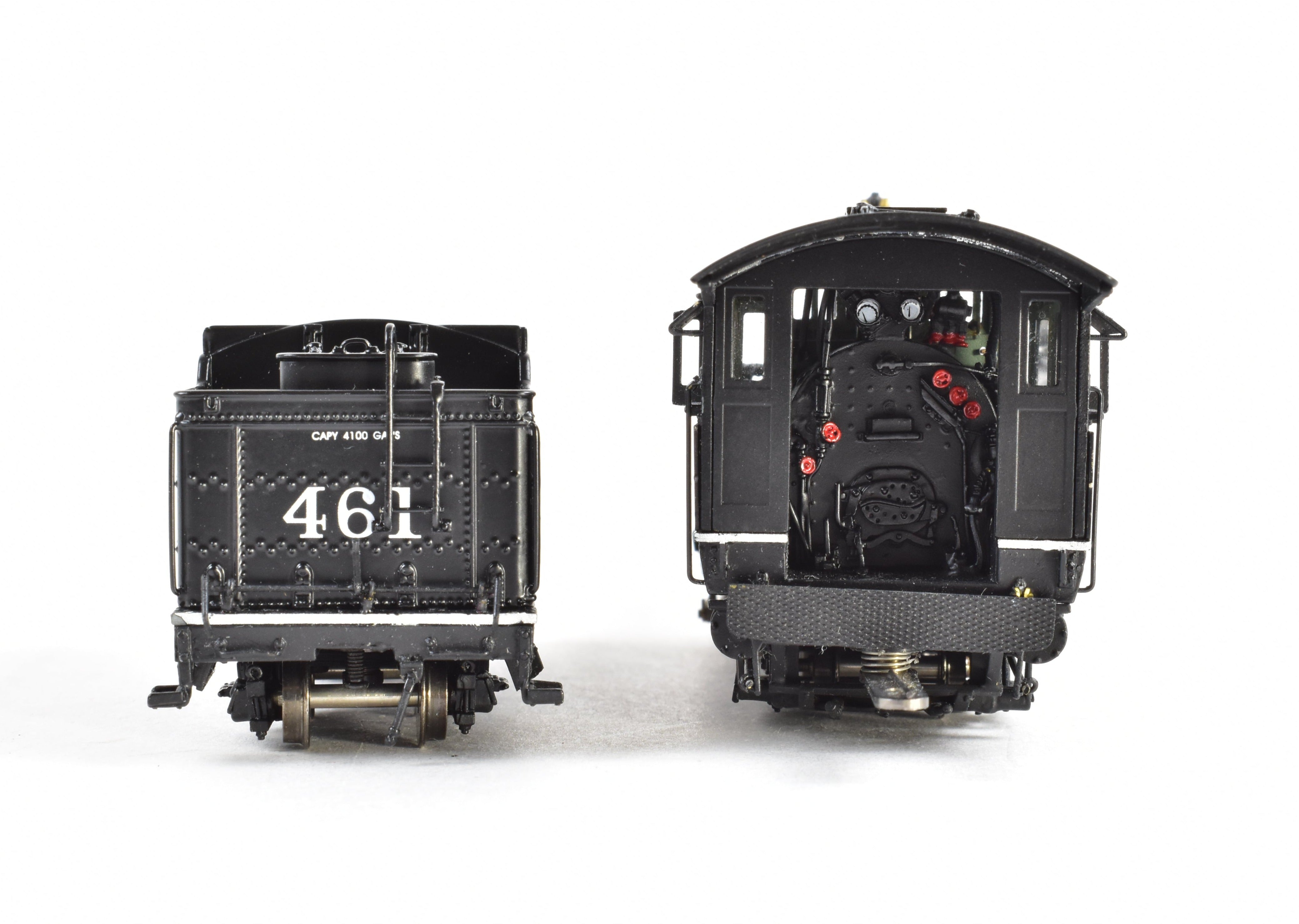 HOn3 Scale Brass Hybrid Model Train - Mountain Model Imports D&RGW (Denver & Rio Grande Western) K - 27 2 - 8 - 2 Locomotive #461 FP