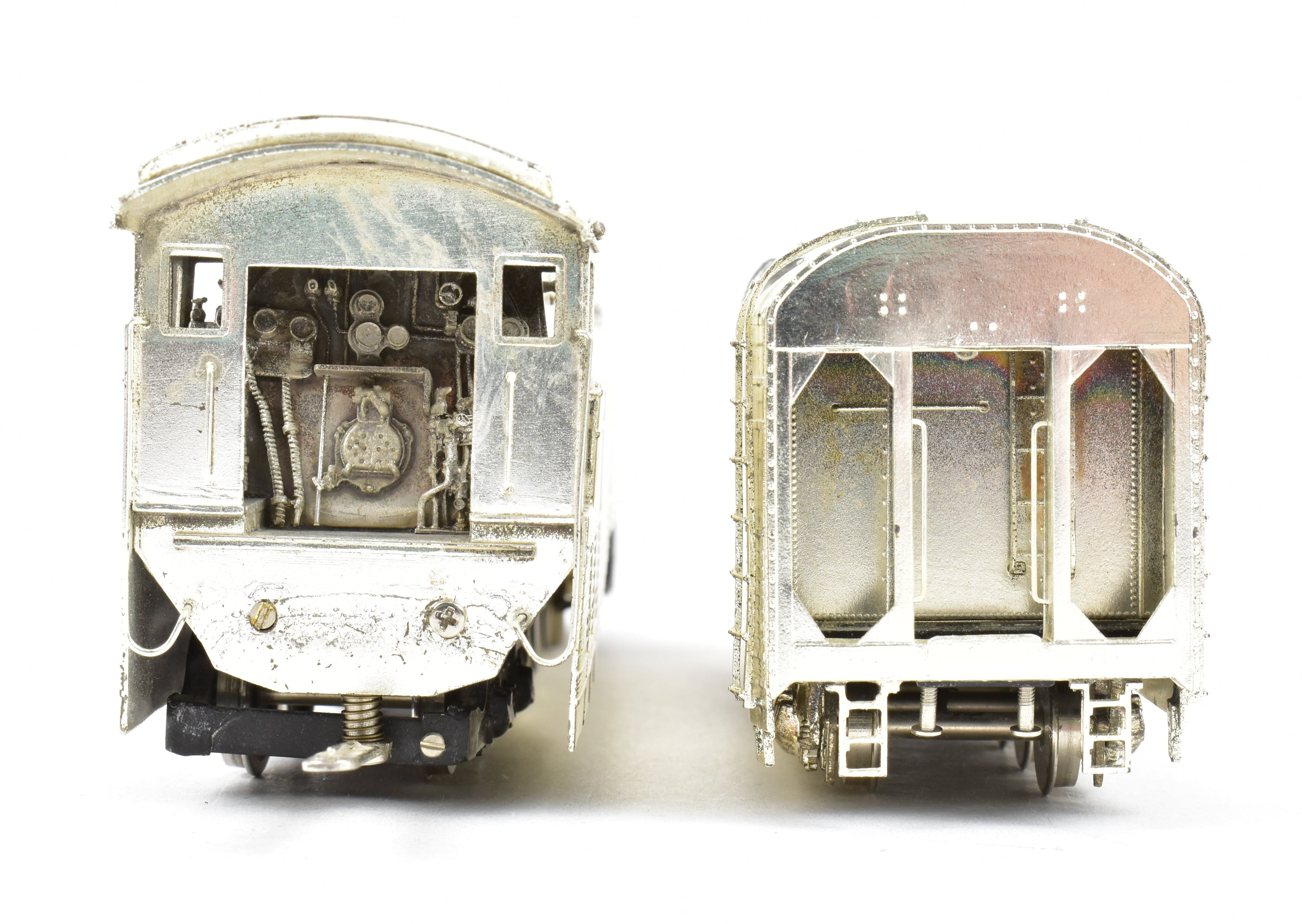 HO Brass NPP Nickel Plated CB&Q Burlington Route 4-6-4 S-4A Streamlined Hudson No. 4000