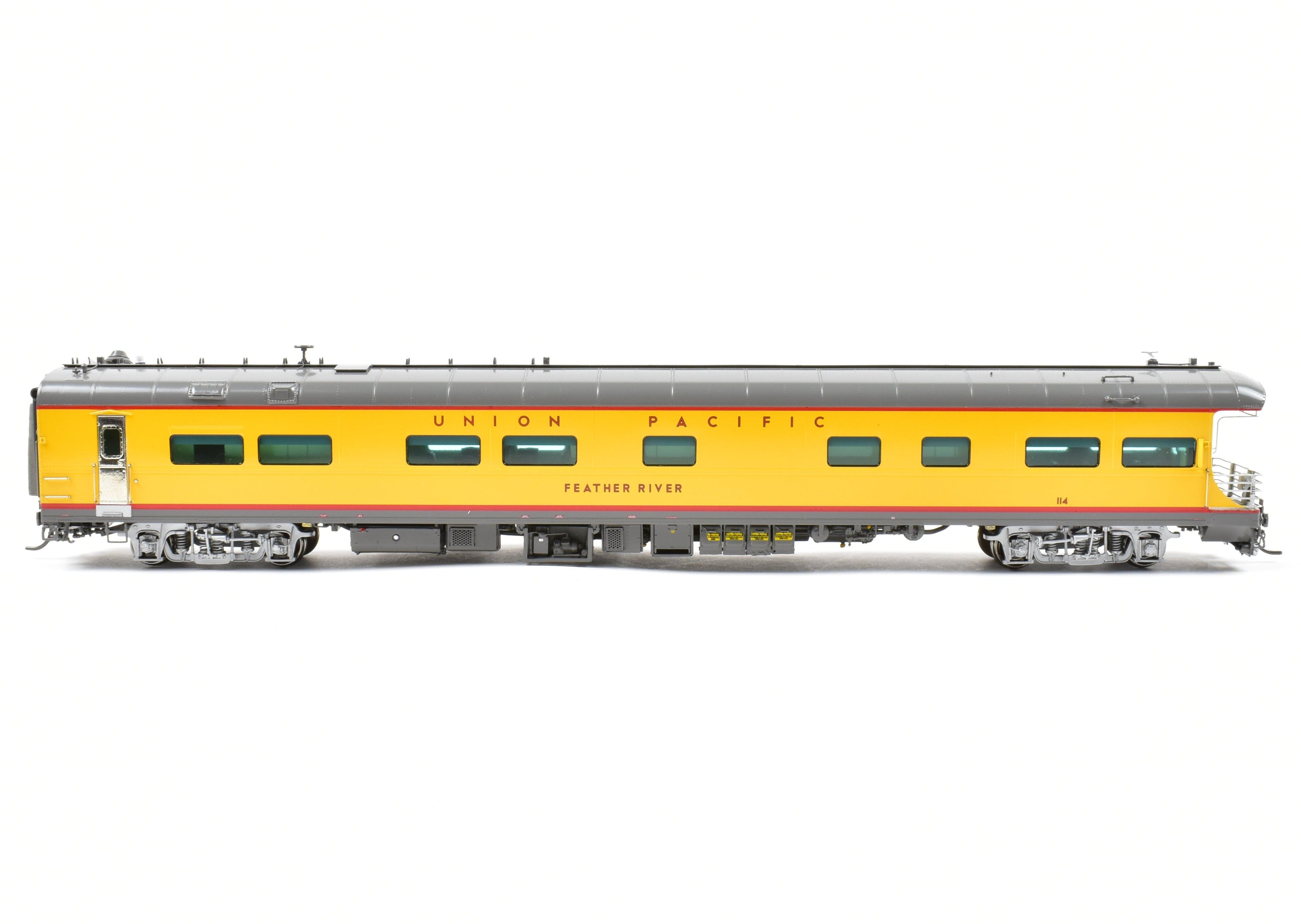 HO Scale Brass Model Railroad Business Car - Overland Models, Inc. Union Pacific Feather River FP No. 114