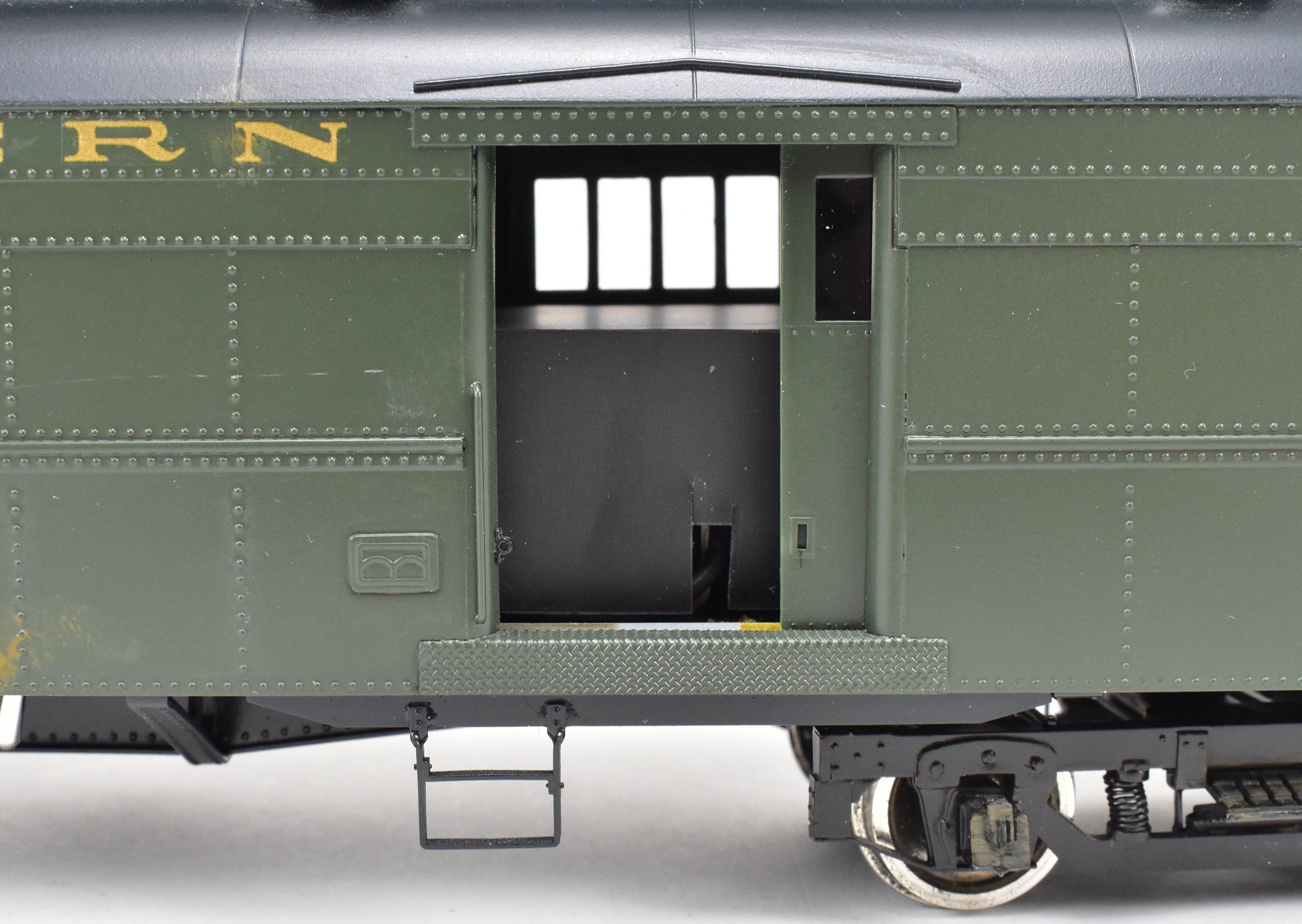 O Scale 1:48th Oriental Limited Great Northern H.W Combine/Caboose Model - Brass, Custom - Finished, Numbered 582