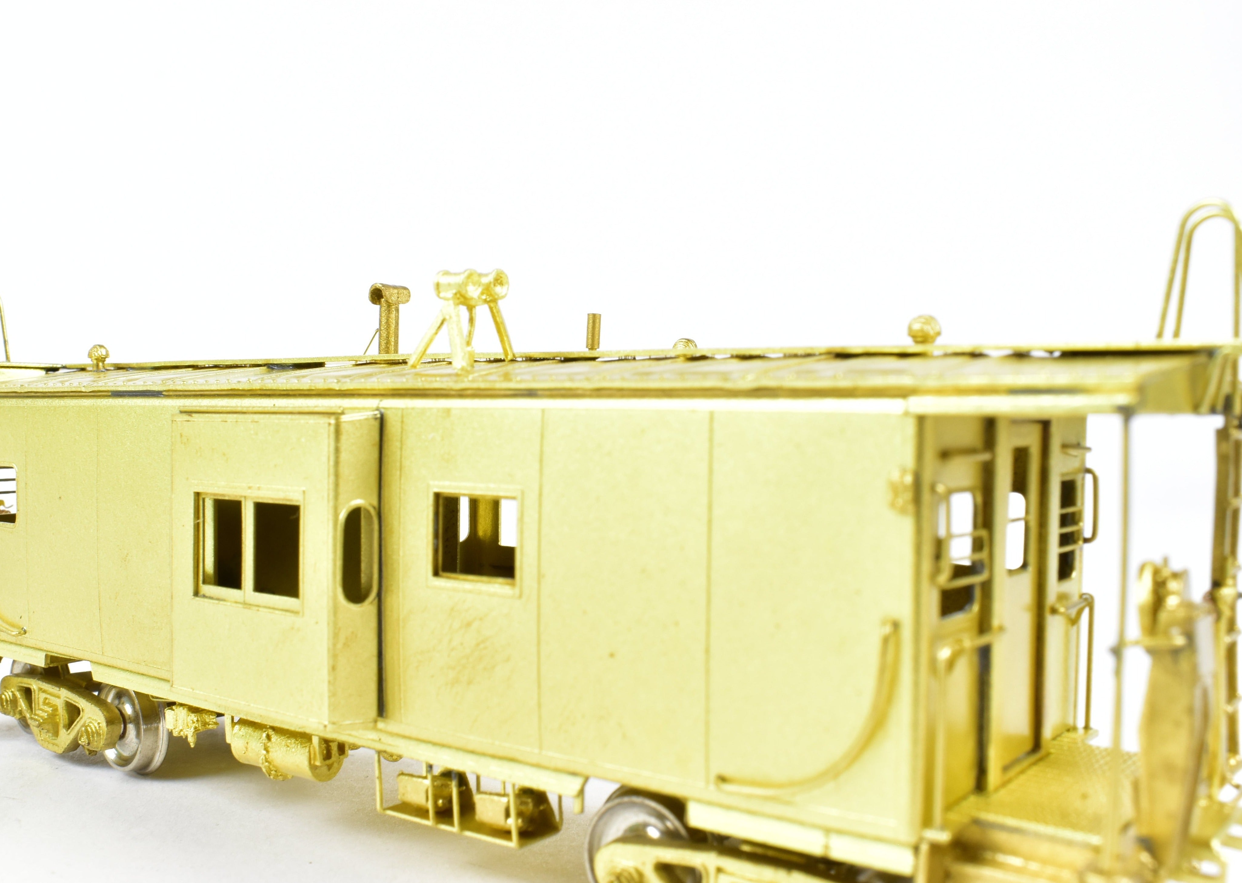 HO Scale Brass Conventional Bay Window Caboose - OMI (Overland Models, Inc.) Union Pacific CA - 13 Caboose with Roof Walk for Model Trains