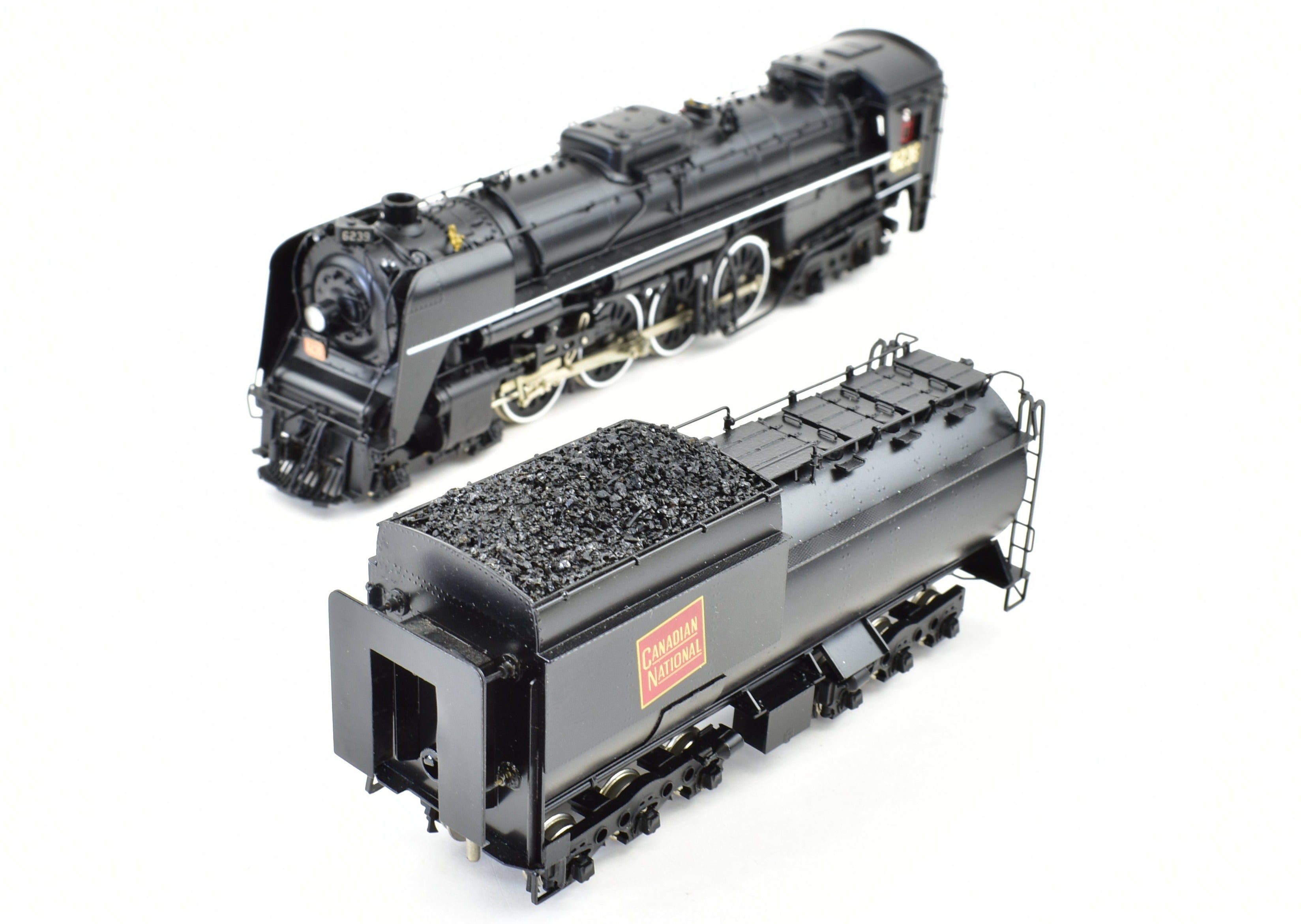 HO Scale Brass Model Train - Van Hobbies CNR (Canadian National Railway) 4-8-4 Class U-2-H Locomotive #6239 FP