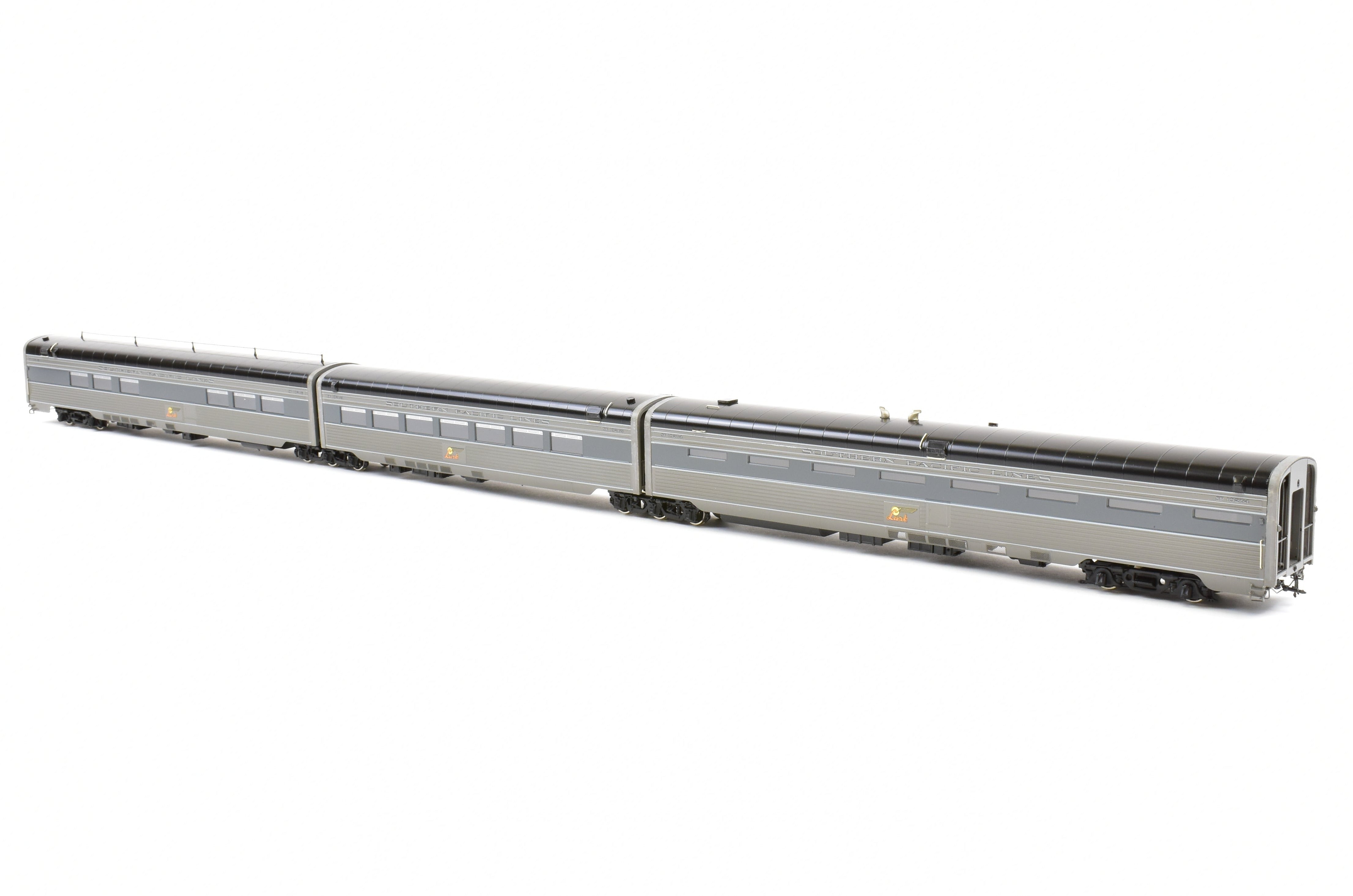 HO Scale Brass Model Train Set - Challenger Imports SP Southern Pacific 1941 Lark 9 - Car Collection Featuring Various Car Types