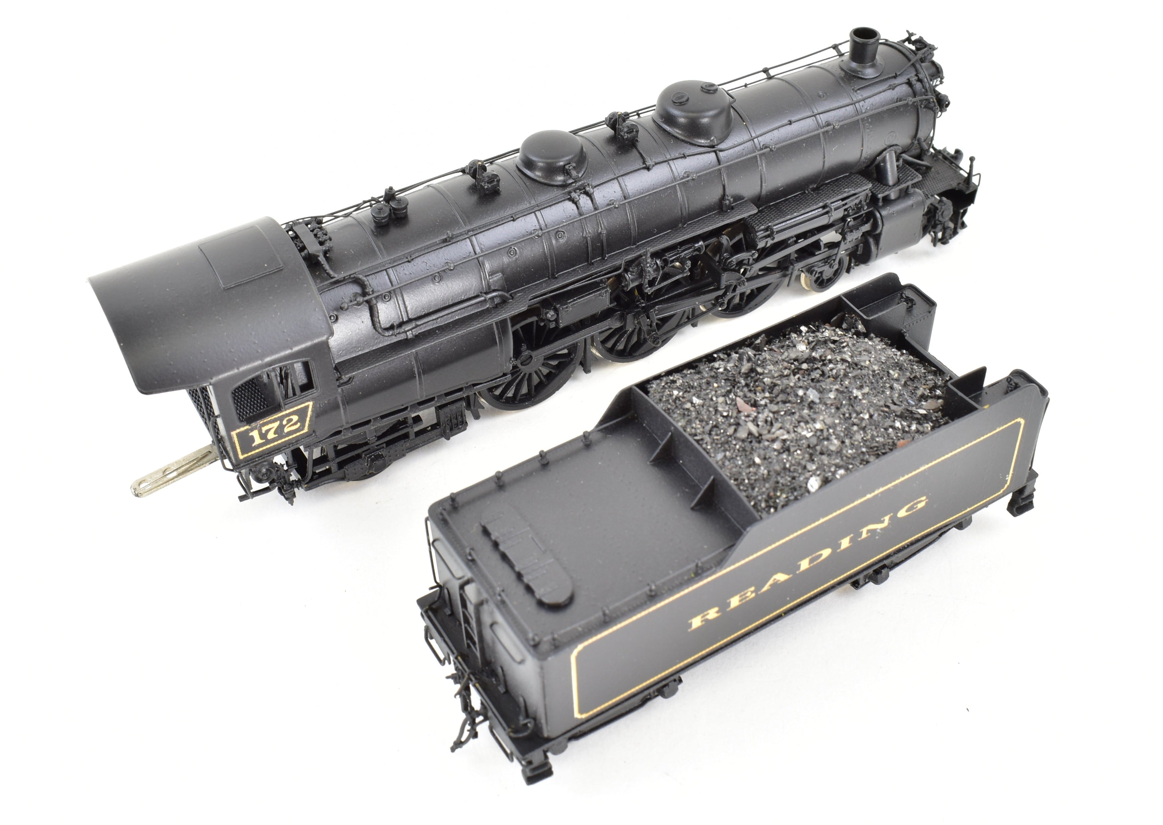 HO Scale Brass Model Train - Empire Midland Reading G2sa #175 4-6-2 Pacific Steam Locomotive CP No. 172 Equipped with Northwest Short Line (NWSL) Gearbox