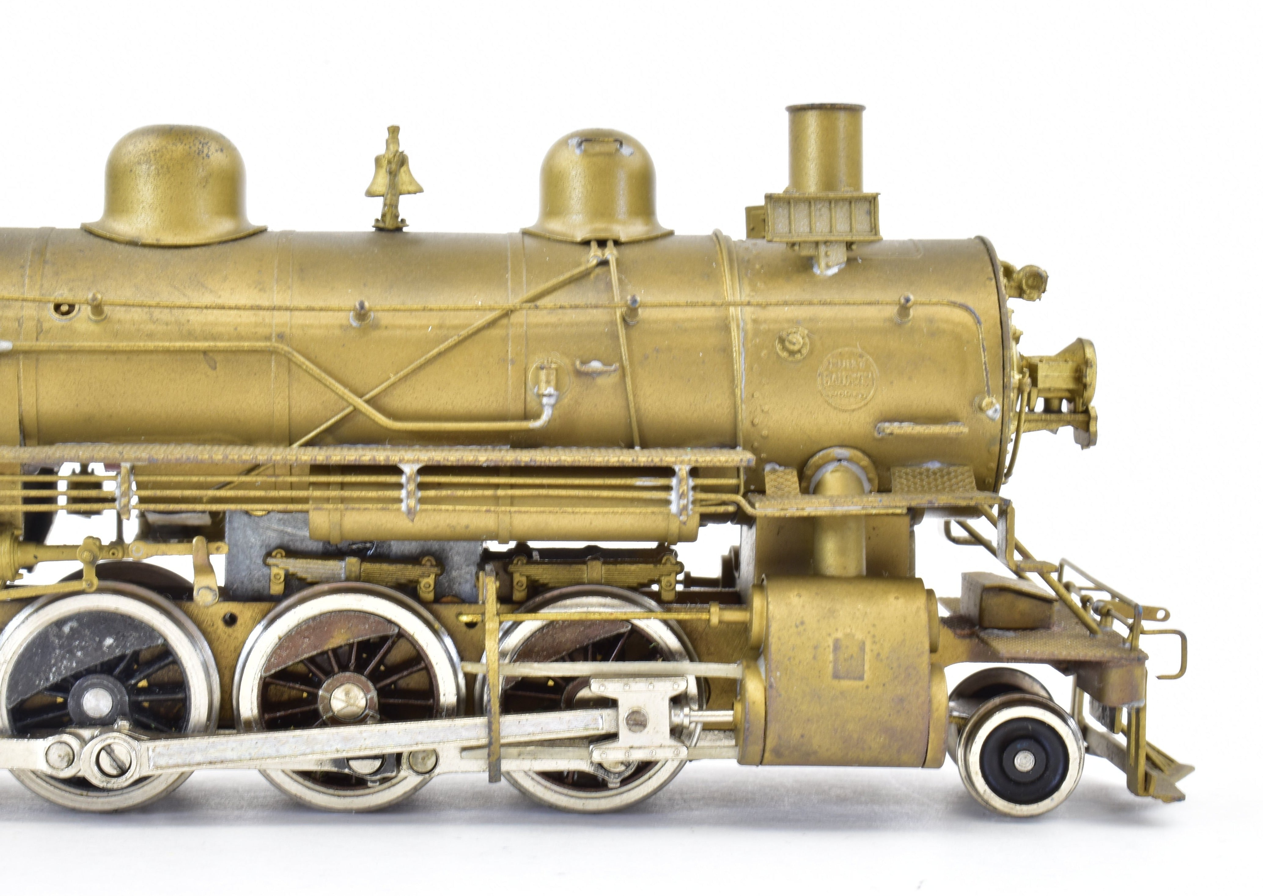 High - Quality HO Scale Brass PFM - United UP Union Pacific 2 - 8 - 0 Steam Locomotive with Can Motor Upgrade