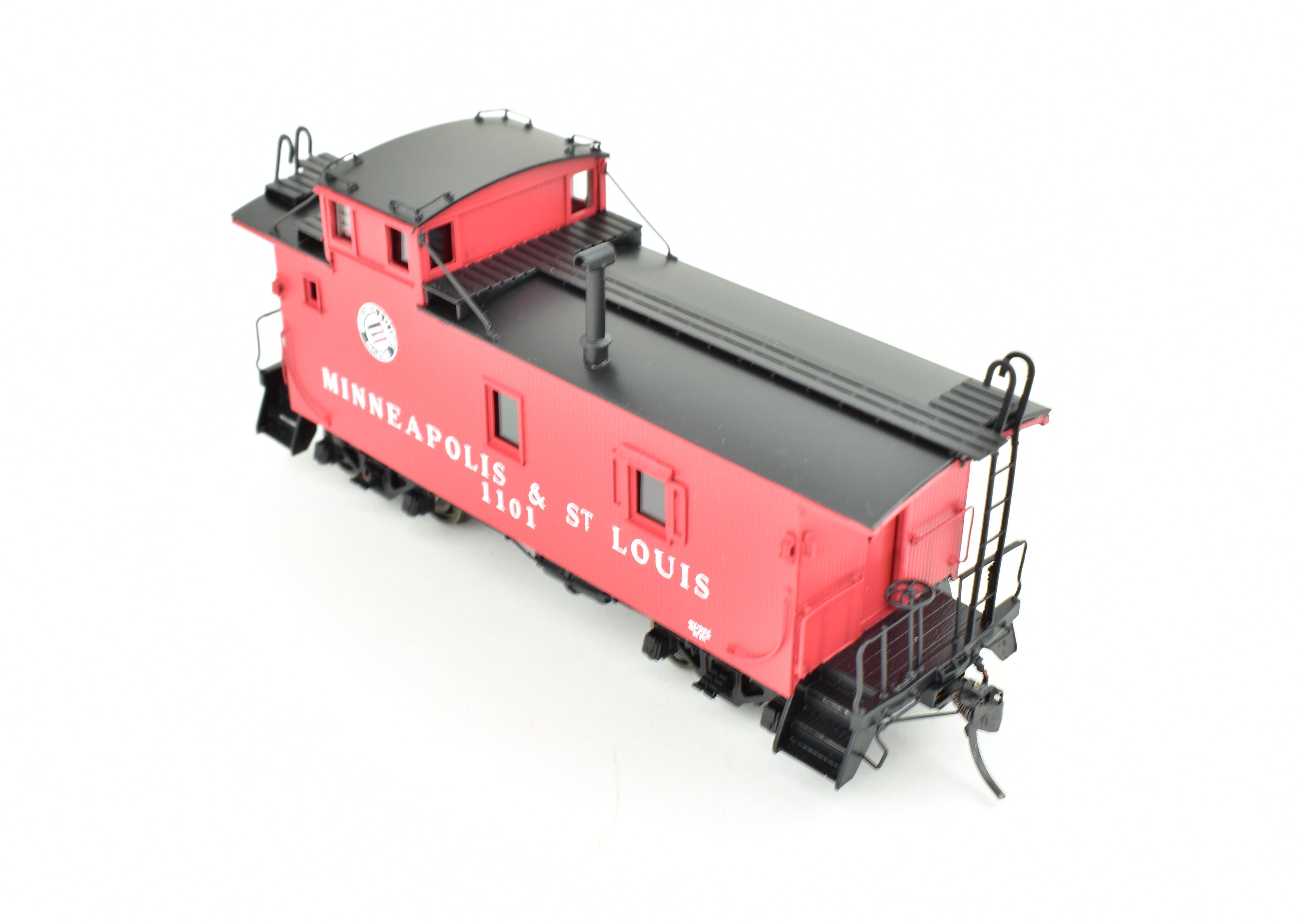 HO Scale Brass Minneapolis & St Louis Wood Cupola Caboose FP Model DVP