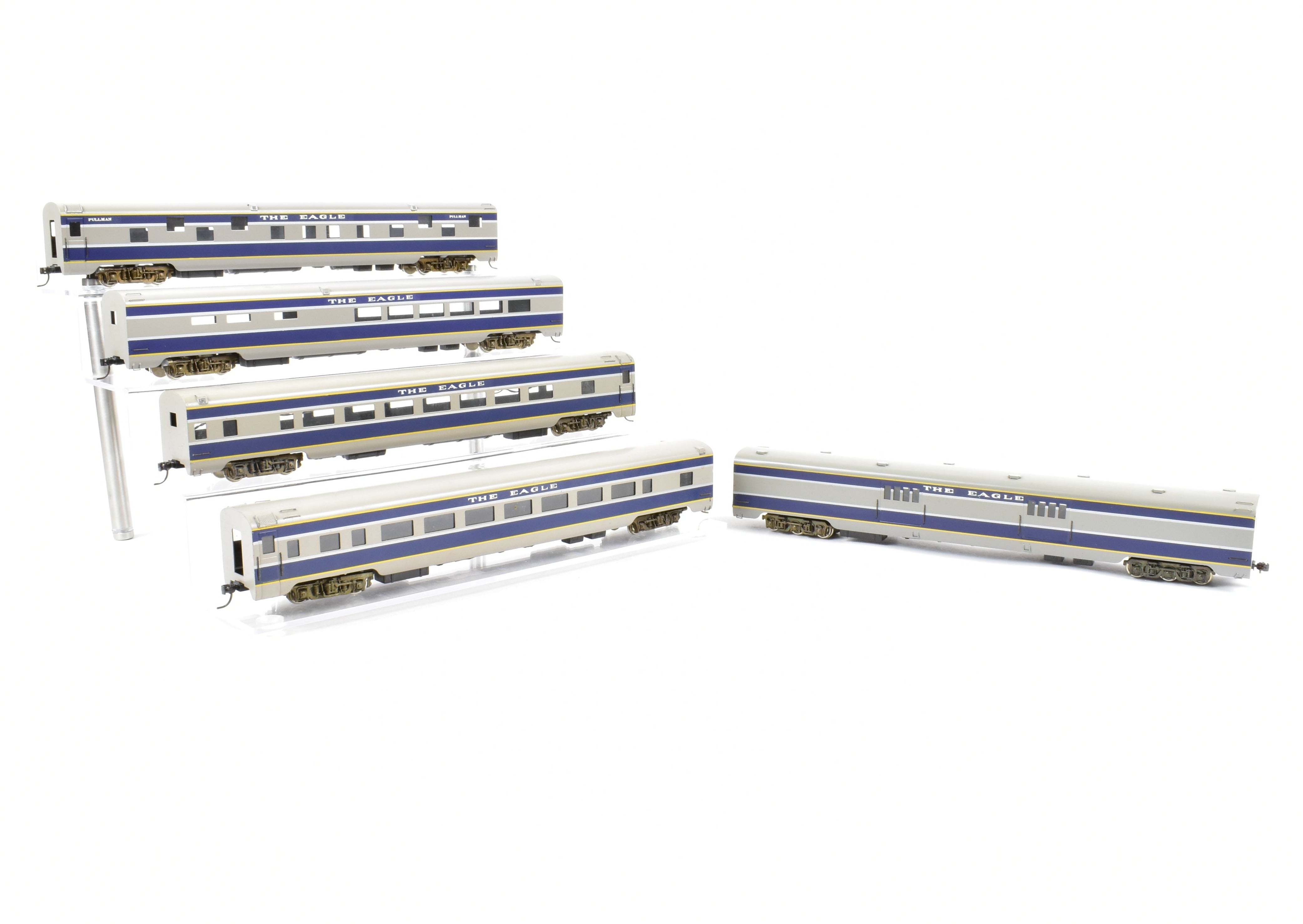 HO Brass Balboa Missouri Pacific The Eagle 5-Car Factory-Painted Passenger Train Set