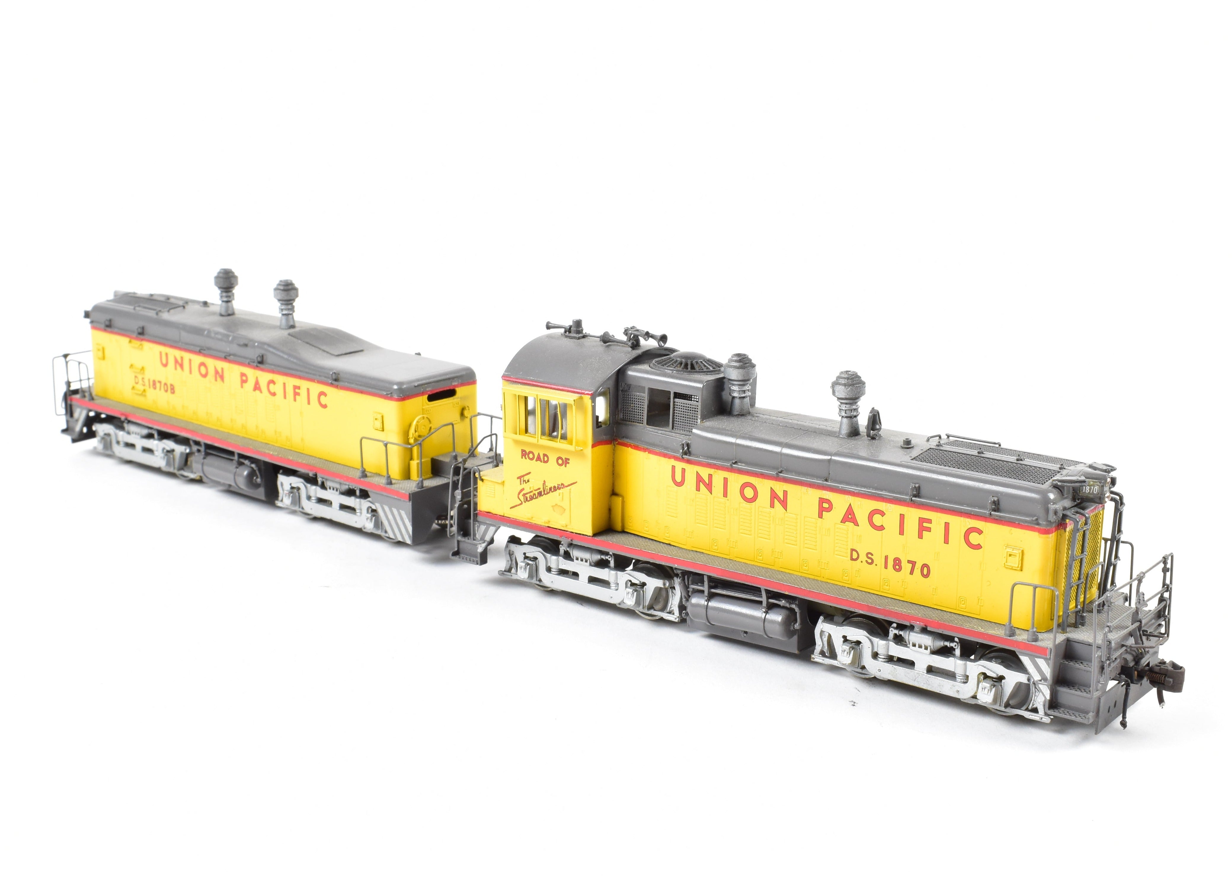 HO Scale Brass Union Pacific TR - 5 Cow/Calf Set Model by Overland Models, Inc. (OMI) for Cajon Pass Helper