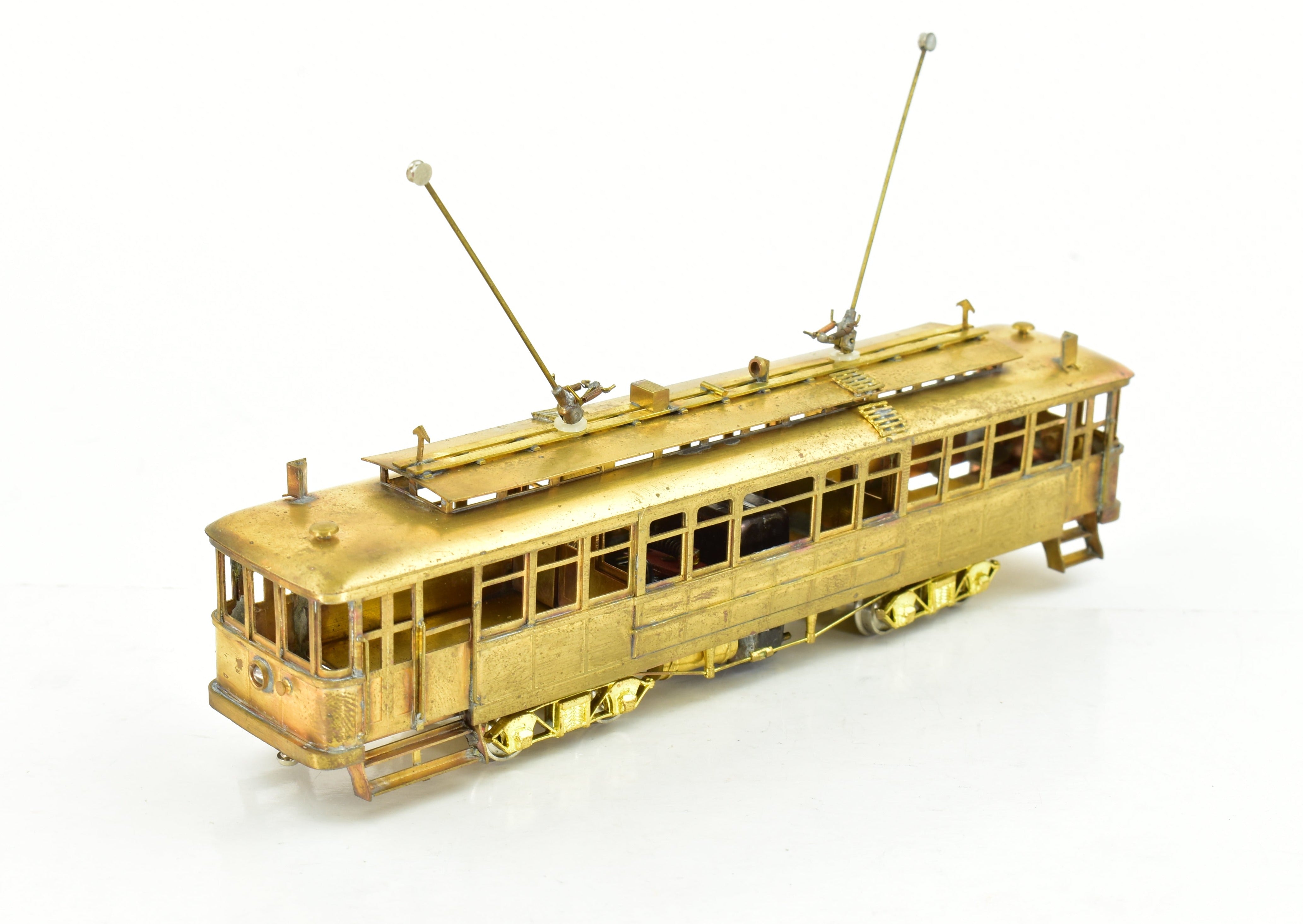 1970 HO Scale Brass Los Angeles Railway Type B-1 Streetcar by S. Soho & Co (AS-IS)