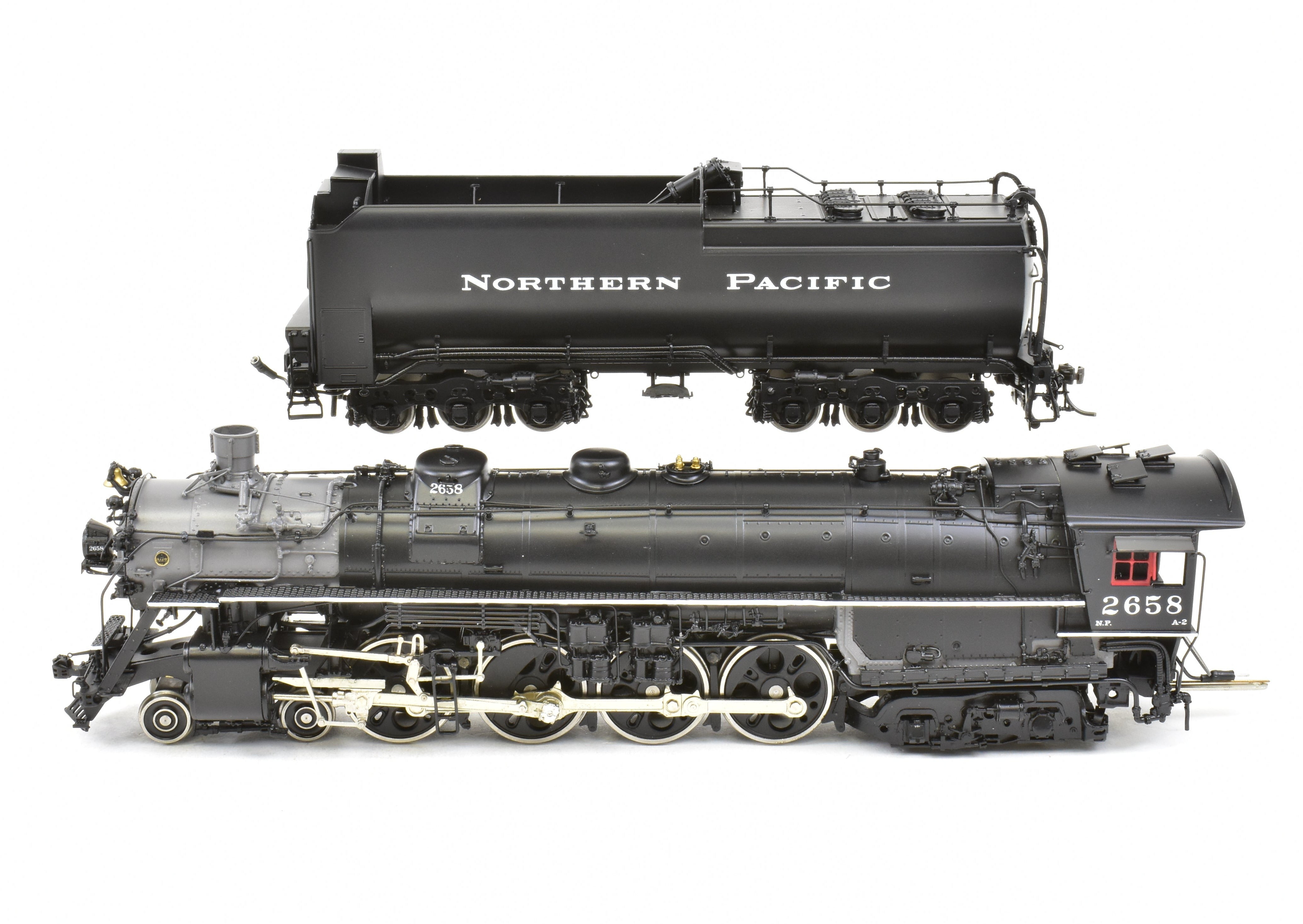 HO Scale Brass W&R Enterprises NP Northern Pacific A-2 4-8-4 Locomotive #2658