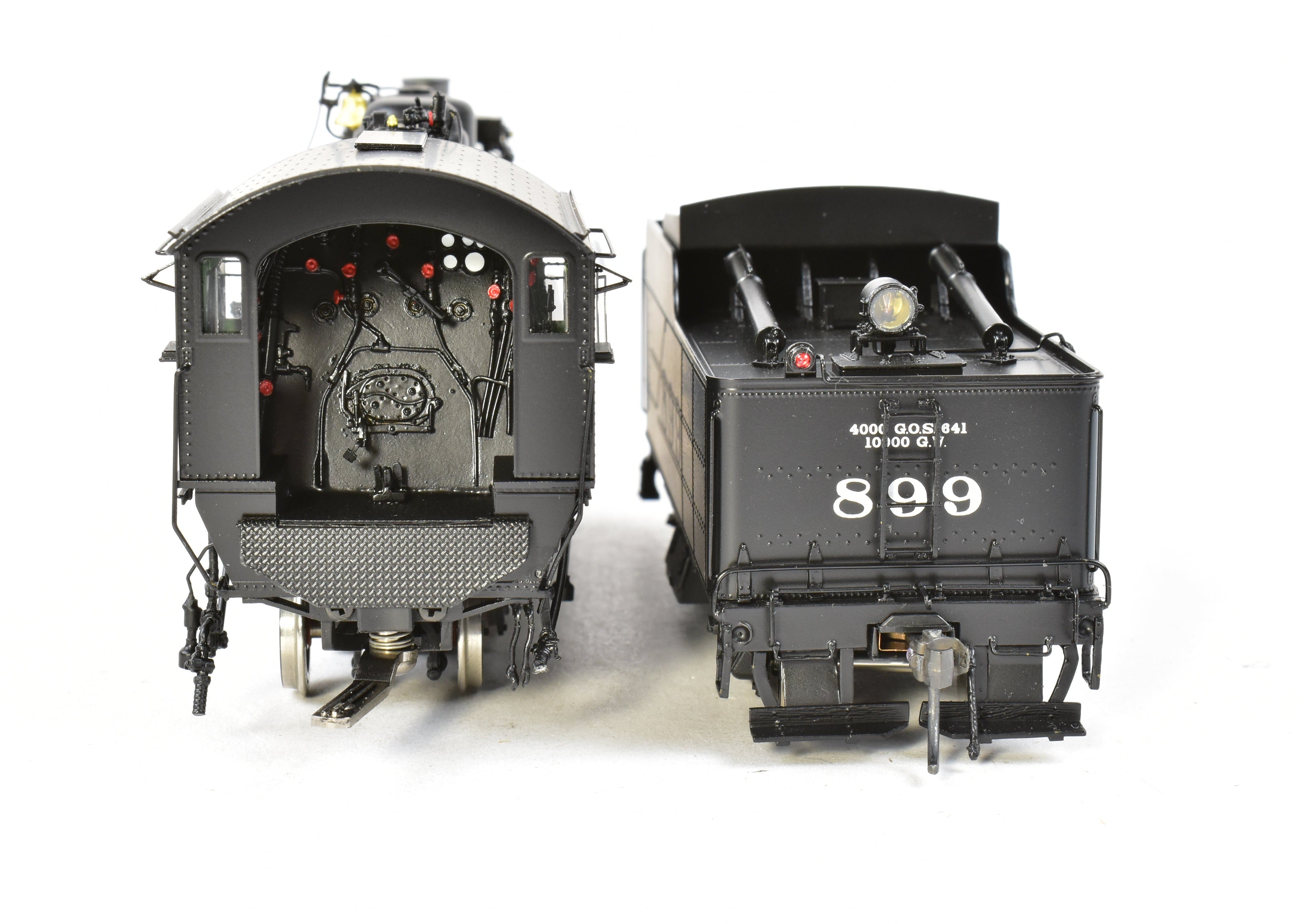 HO Scale Brass Division Point AT&SF 2-8-2 FP #899 with 8500 Gal Coal Tender