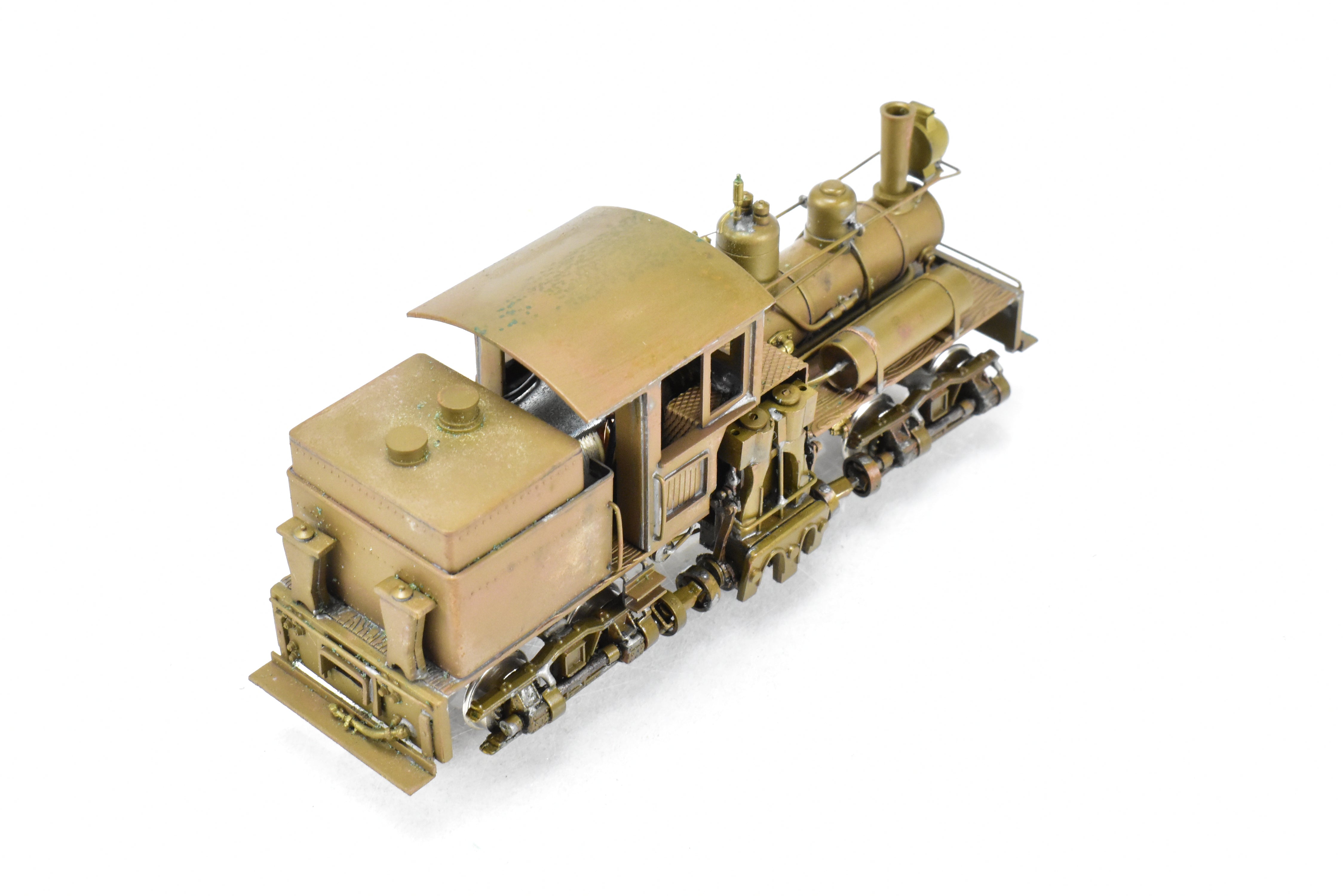 HO Scale Brass Model - Northwest Short Line (NWSL) Class A Shay 18 Ton 2 - truck Locomotive for Various Roads