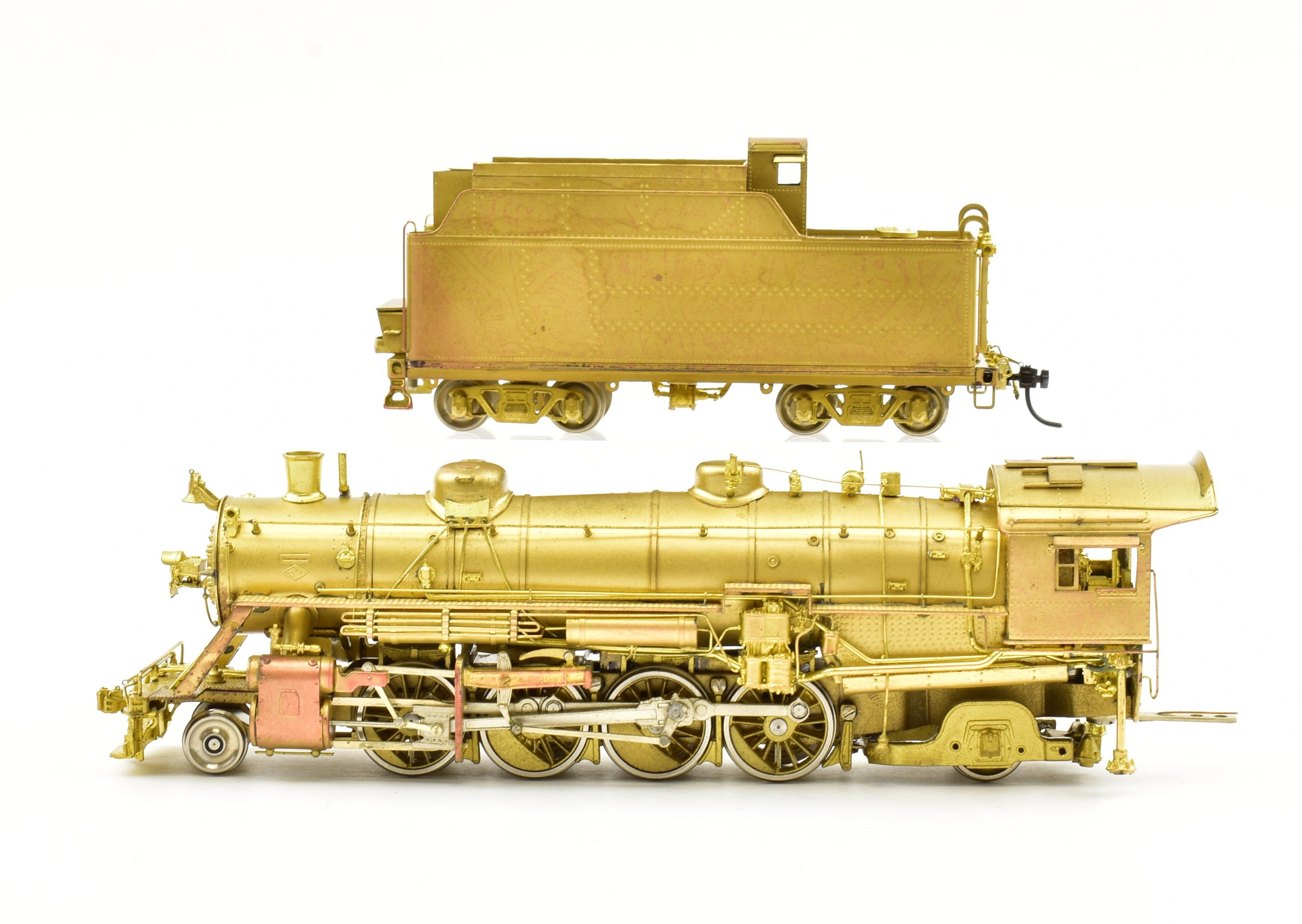 HO Scale Brass Key Imports Frisco 2-8-2 Mikado Locomotive #4000