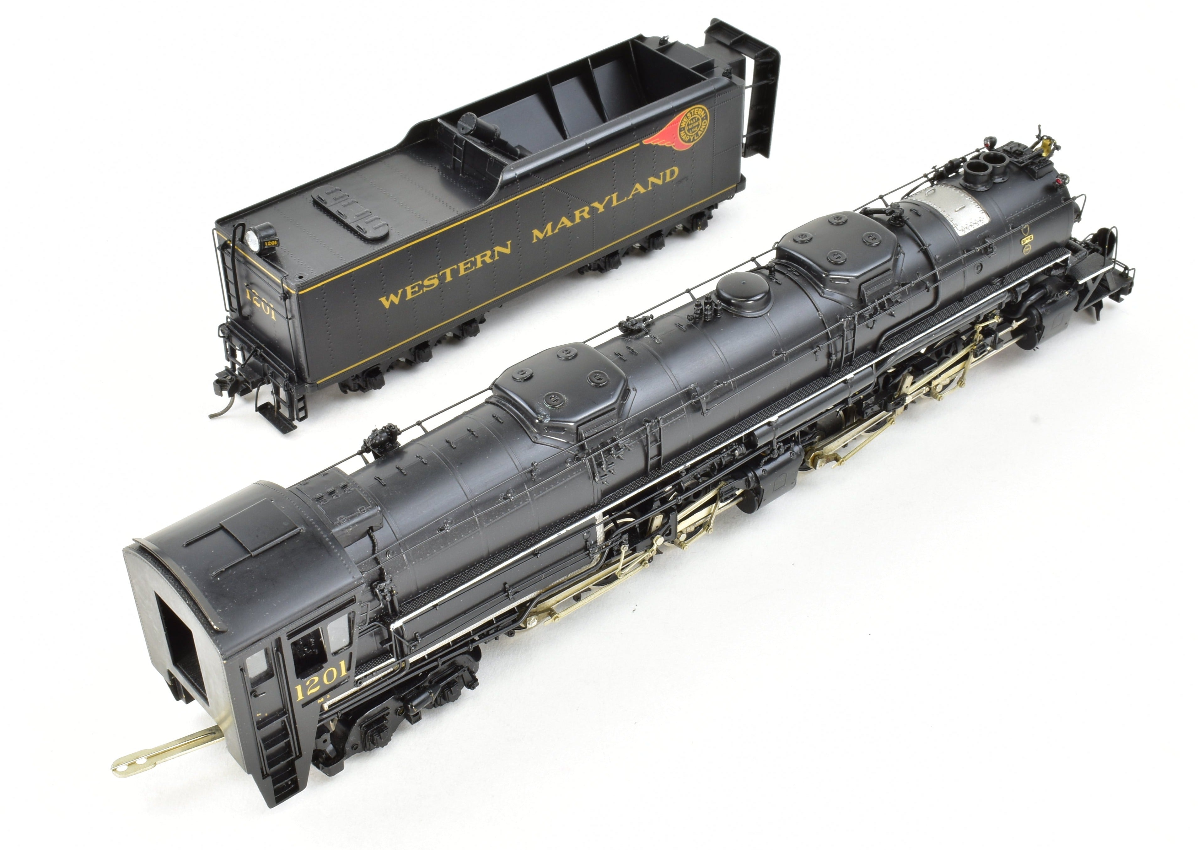HO Scale Brass PSC Precision Scale Co. Western Maryland 4-6-6-4 M-2 FP #1201 Model