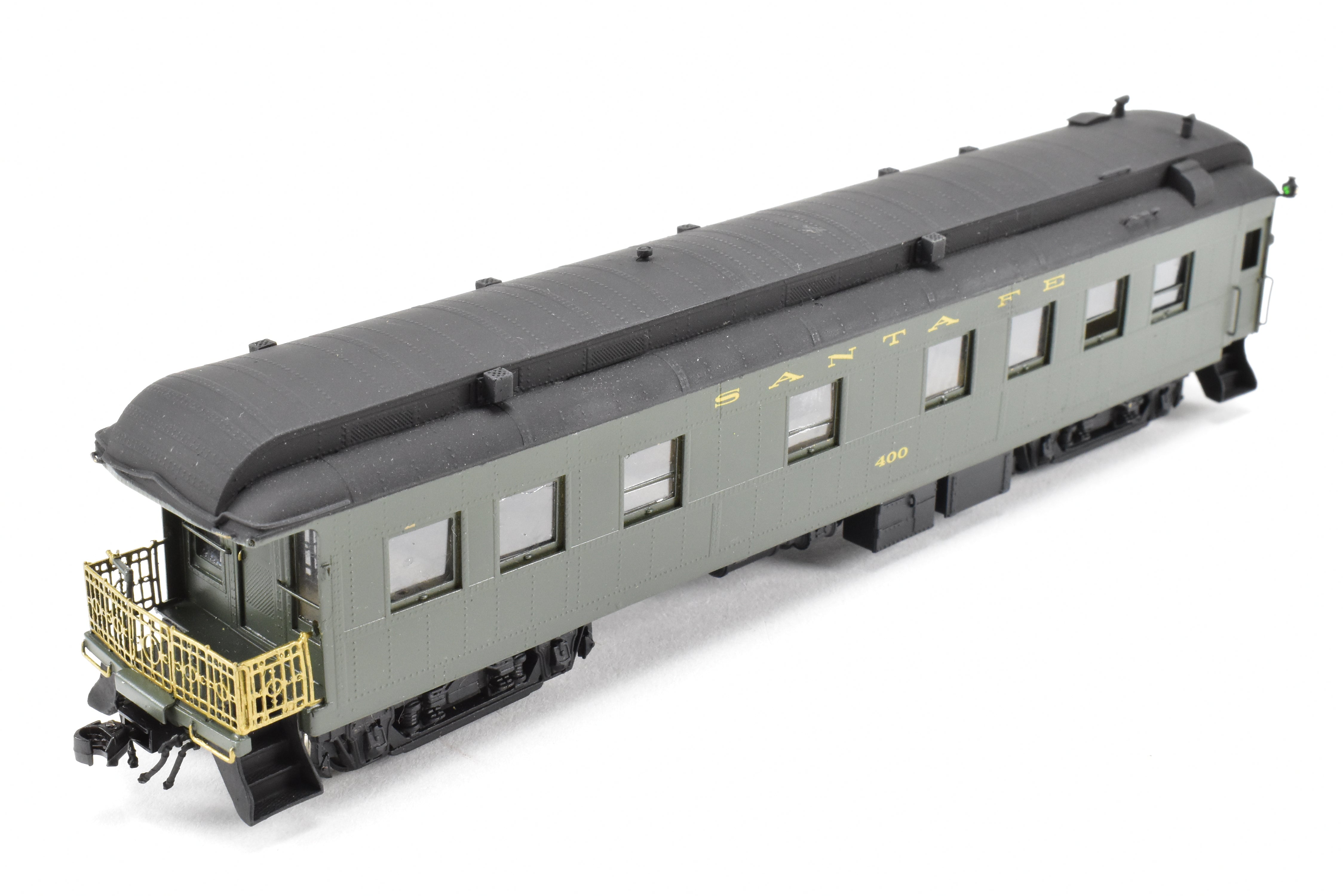 Custom Painted HO Brass Hallmark ATSF Santa Fe Superintendent's Business Car #400