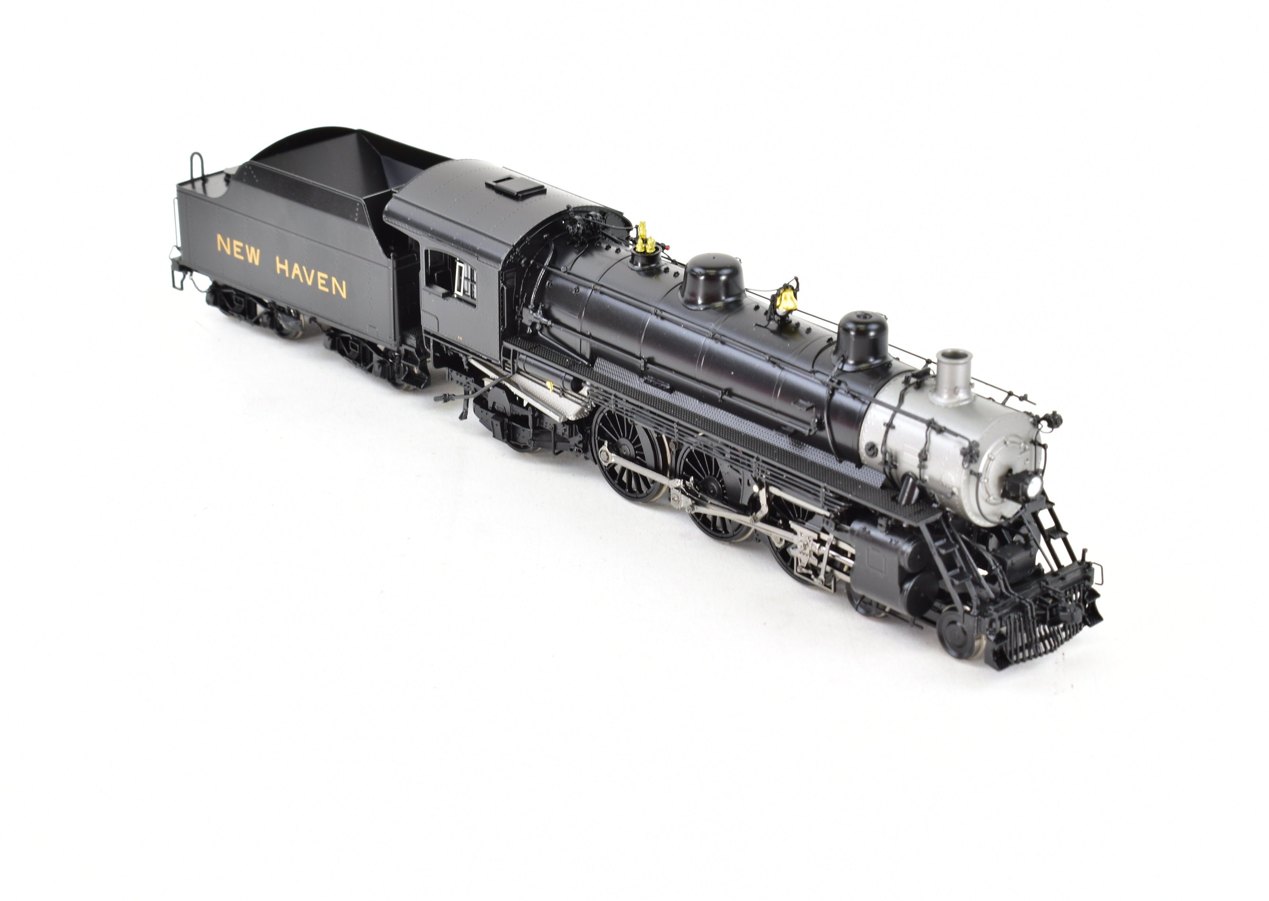 HO Scale Brass Crown Custom Imports New Haven I-2 4-6-2 Pacific Locomotive Model with ATS on Pilot and Factory Painting, Custom Imported for Enthusiasts