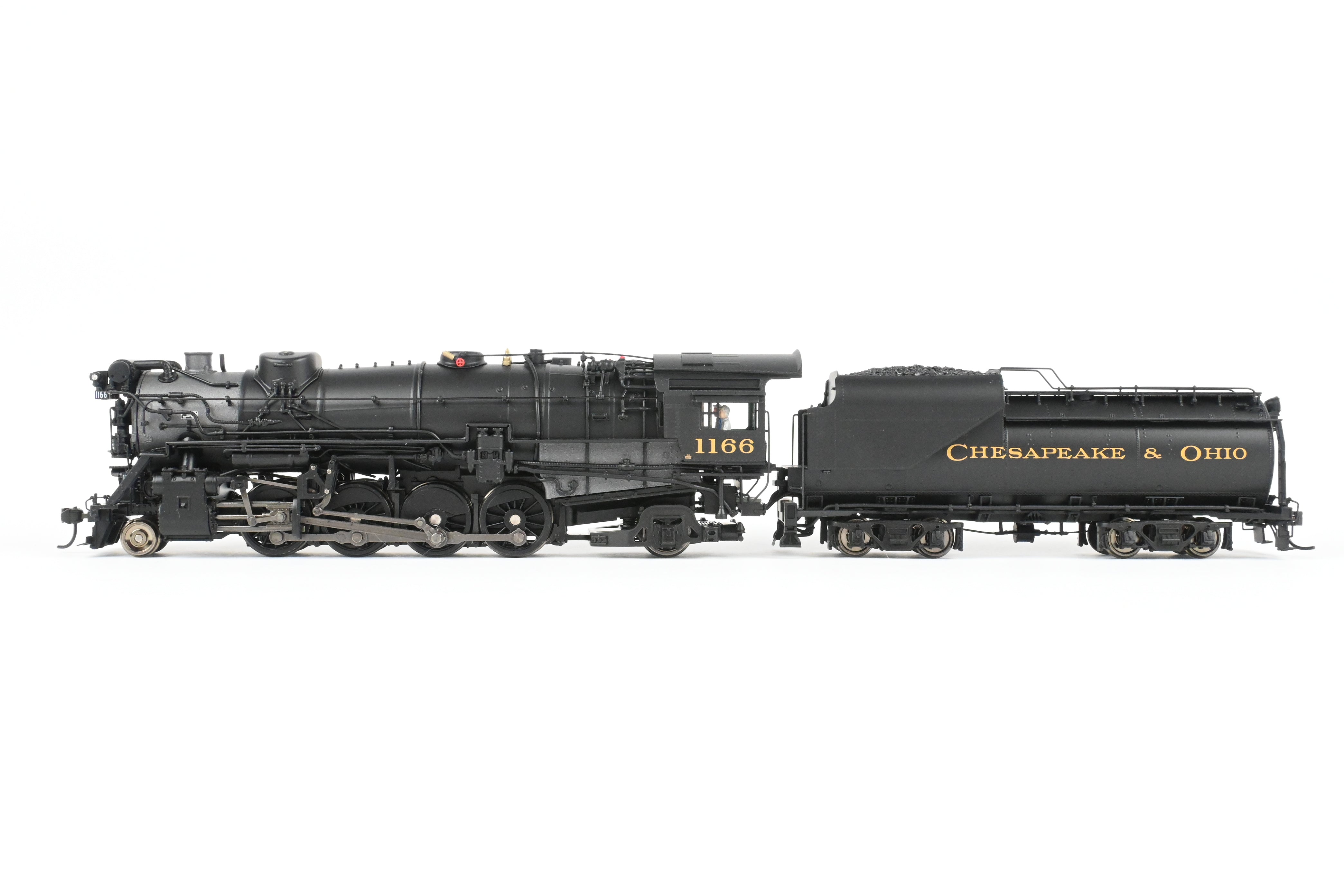 2023 HO Broadway Limited C&O K-2 2-8-2 Mikado w/ 12-VC Tender #1166 Paragon 4 Sound