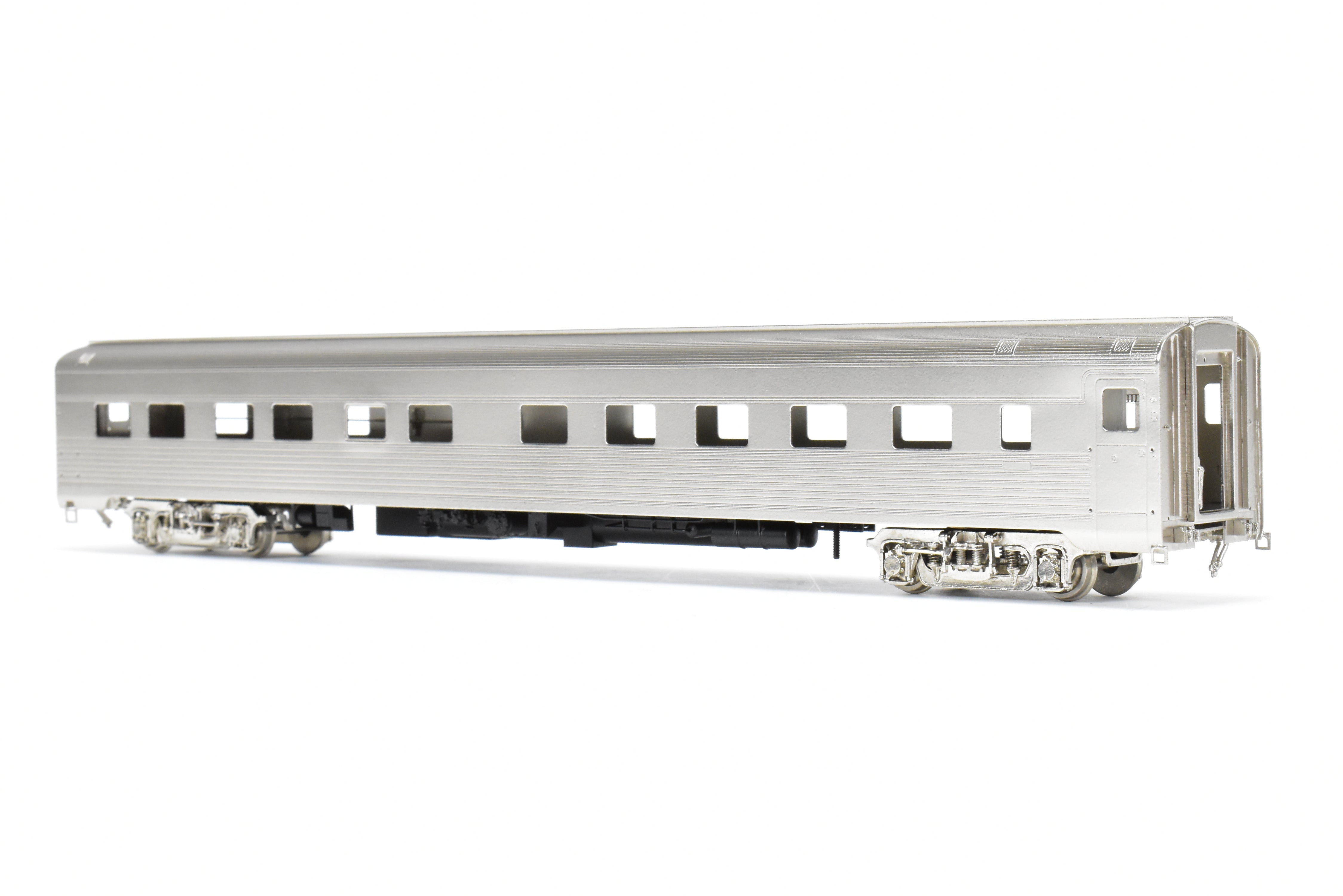 HO Scale Brass Train Model - Amtrak Budd 10 RMT - 6DBR Pacific Series Sleeper Heritage HEP Version by Cascade Models