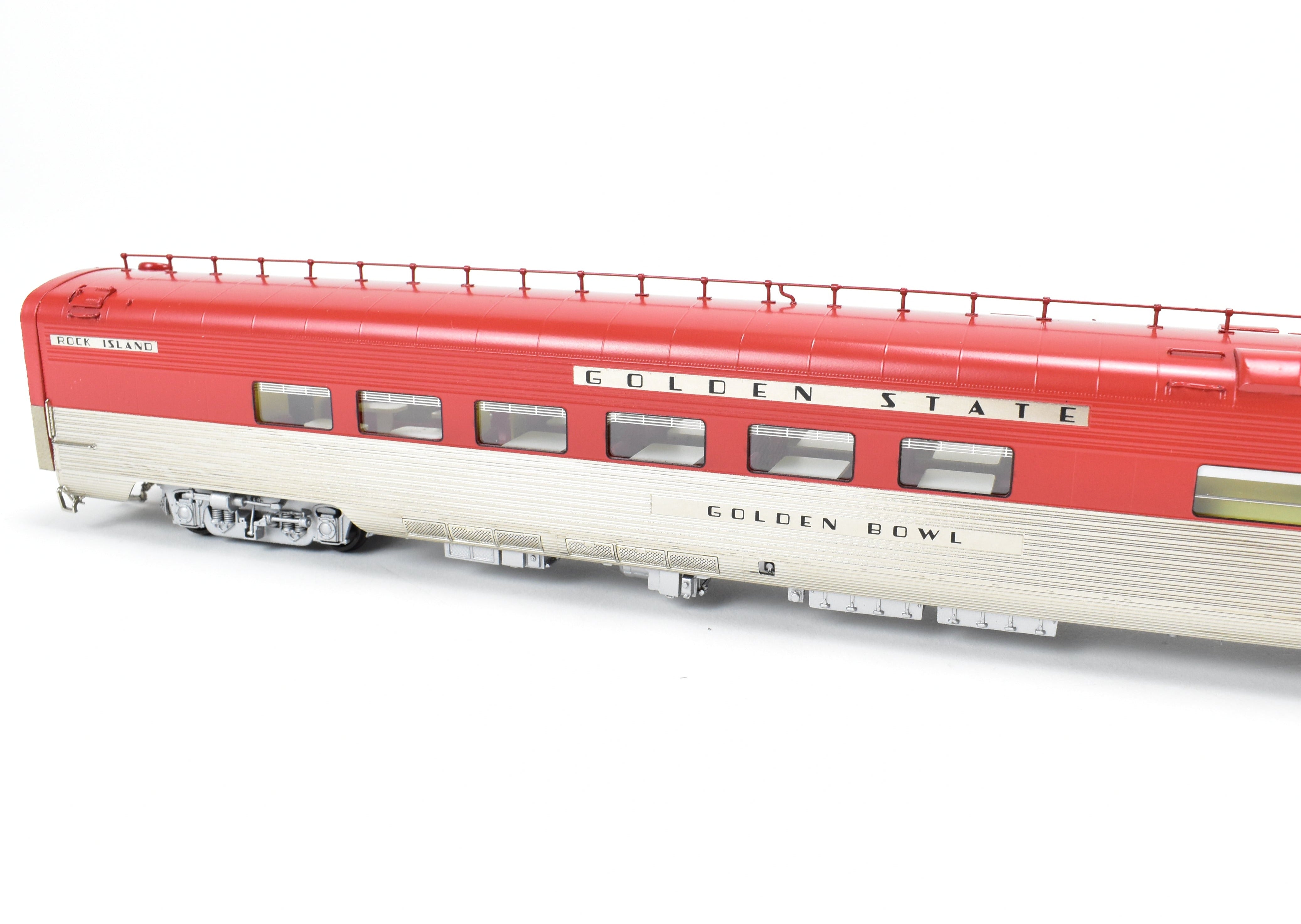 HO Scale Brass Challenger Imports CRI&P/SP 10-Car Passenger Train Set Factory Painted - Incomplete, Rock Island and Southern Pacific Golden State Edition
