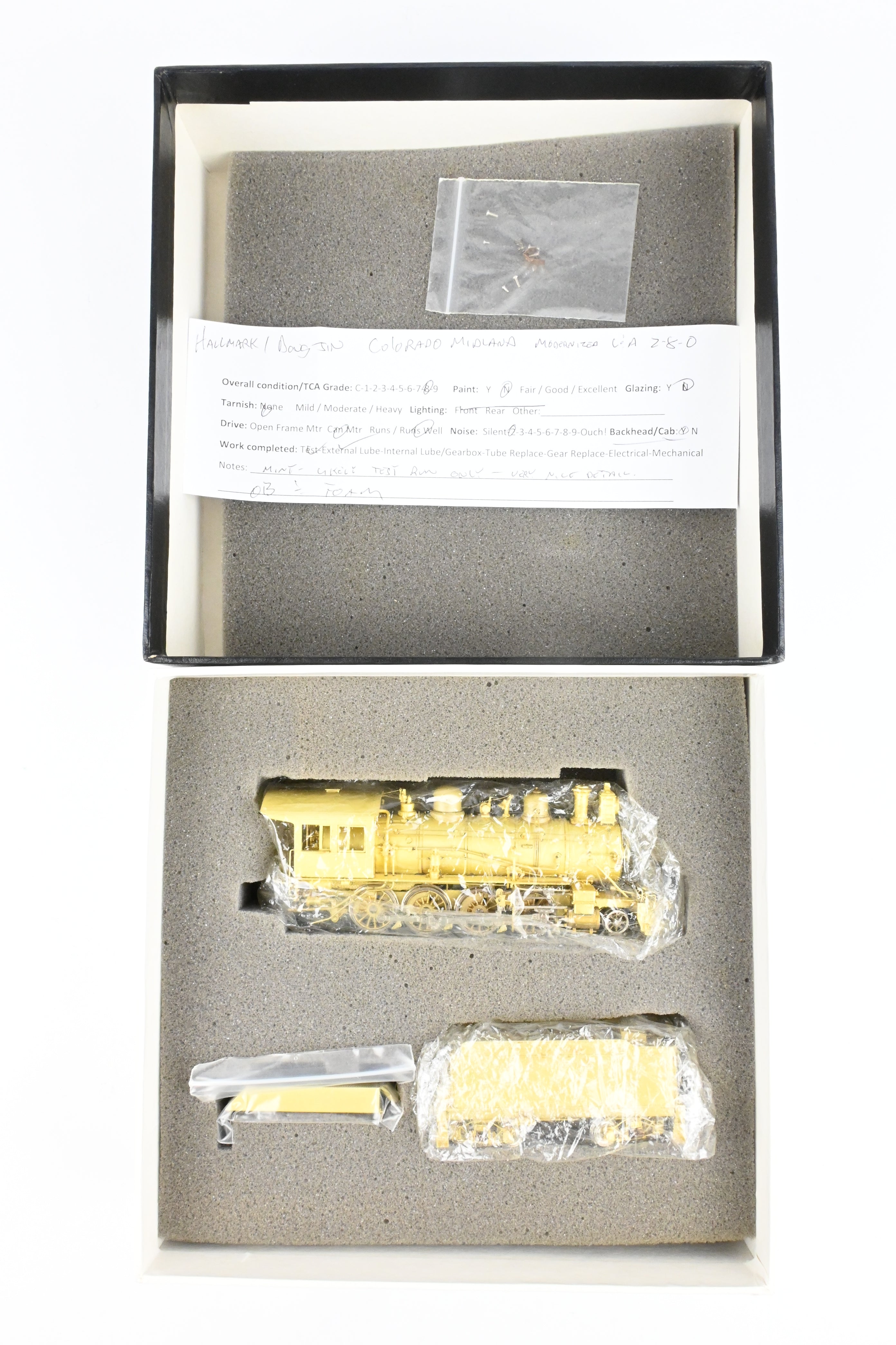 HO Scale Brass Hallmark Models CM - Colorado Midland 2-8-0 #201 Modernized and L&A - Louisiana & Arkansas No. 425 Model Train