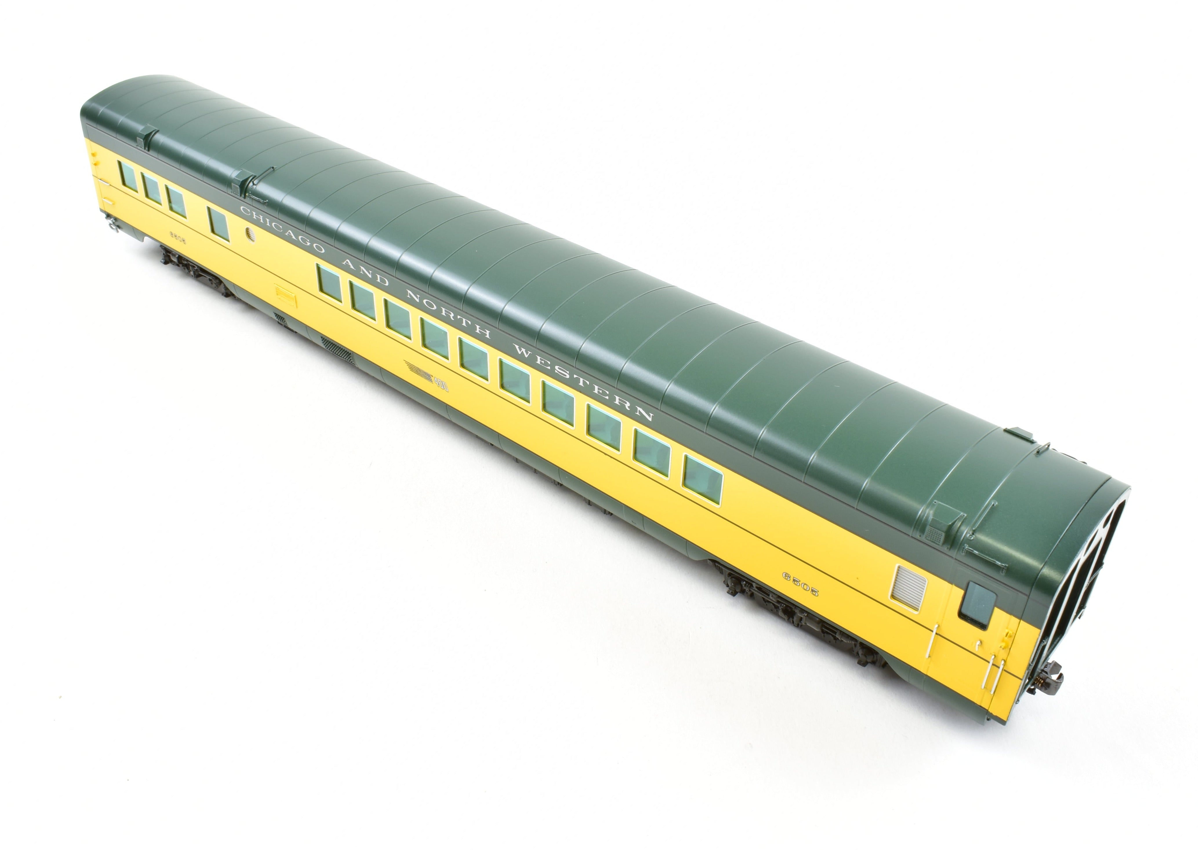 HO Scale Brass Railway Classics C&NW Chicago and North Western 400 22-Seat Parlor Car FP 6505
