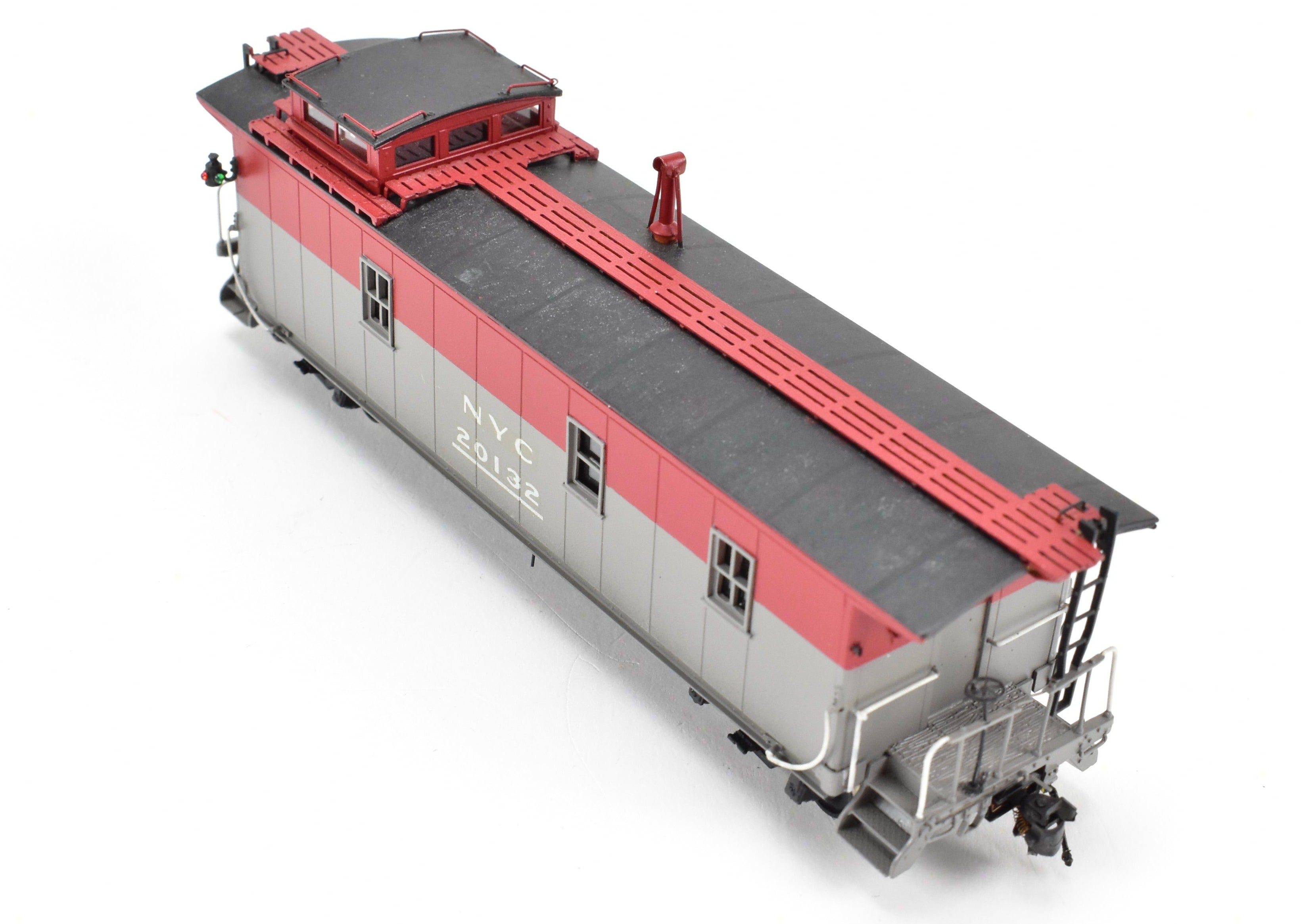 HO Scale Brass NYC - New York Central Pacemaker Plywood Caboose Model by Overland Models, Inc. (OMI), Custom Painted OMI No. 20132