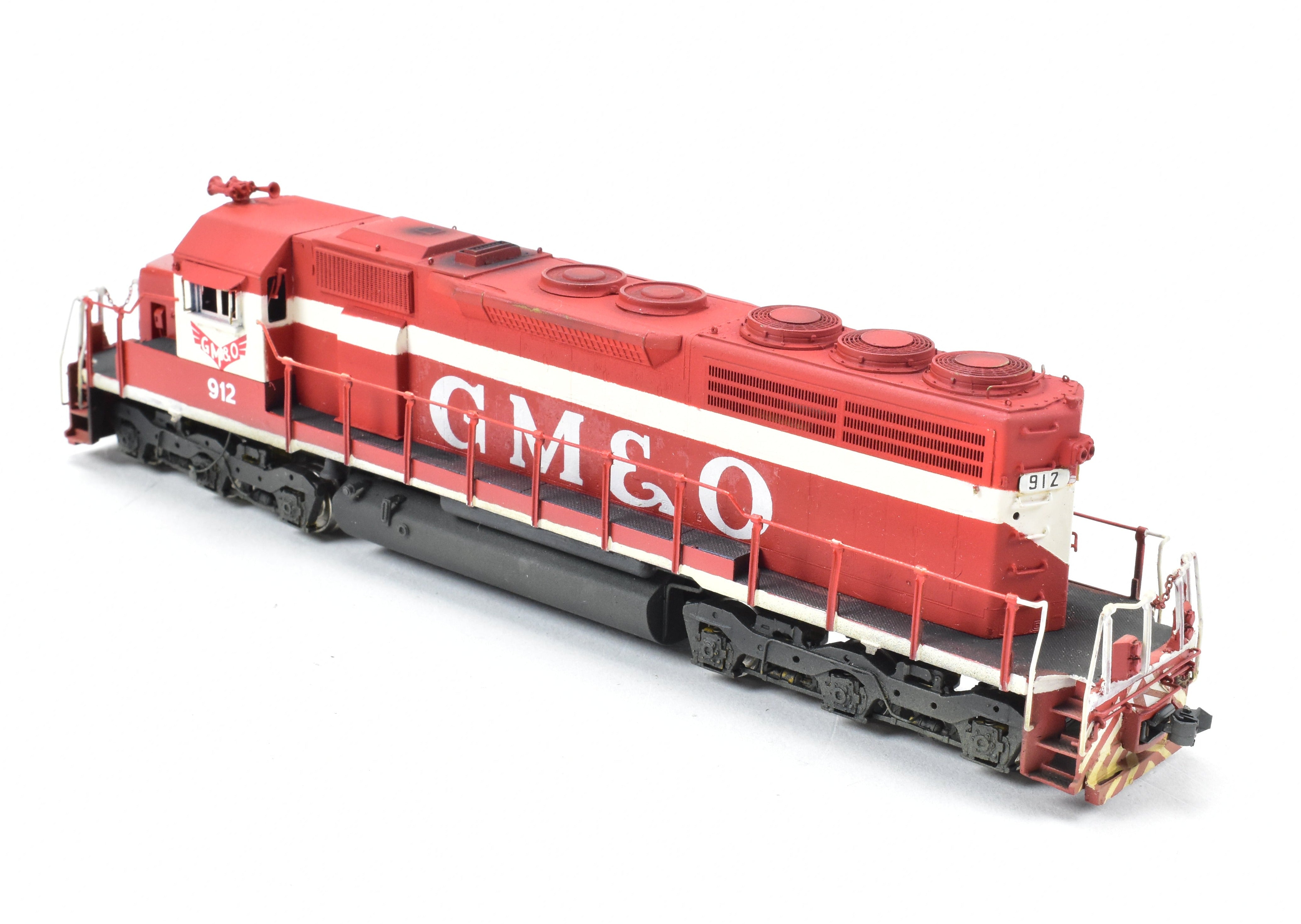 HO Scale Brass GM&O EMD SD40 C/P No. 912 by Overland Models w/ Light Weathering