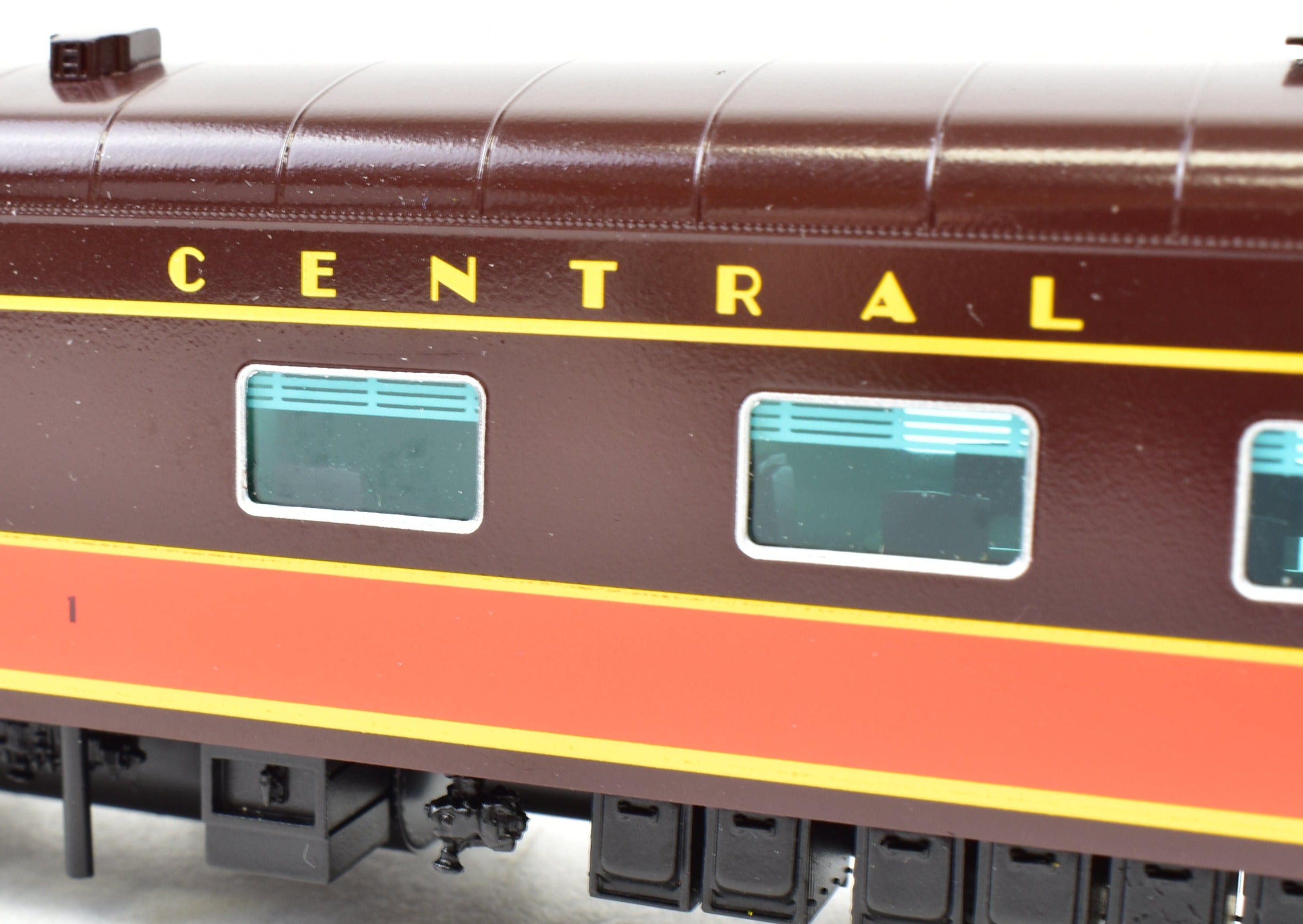 Illinois Central #1 HO Scale Brass Business Car, Factory Painted by Railway Classics