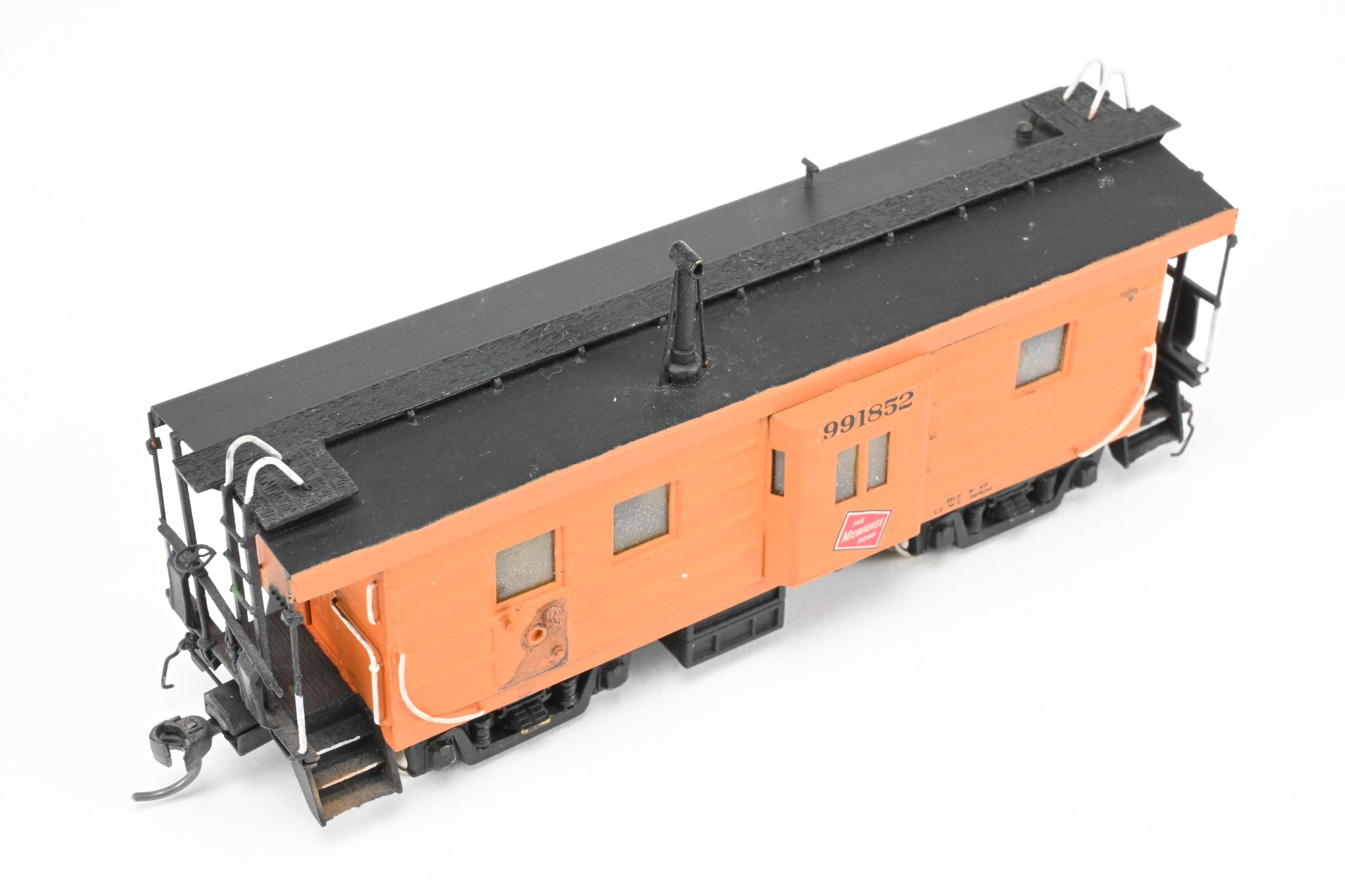 HO Brass OMI MILW Milwaukee Road Bay Window Caboose CP No. 991852, 1984 Run