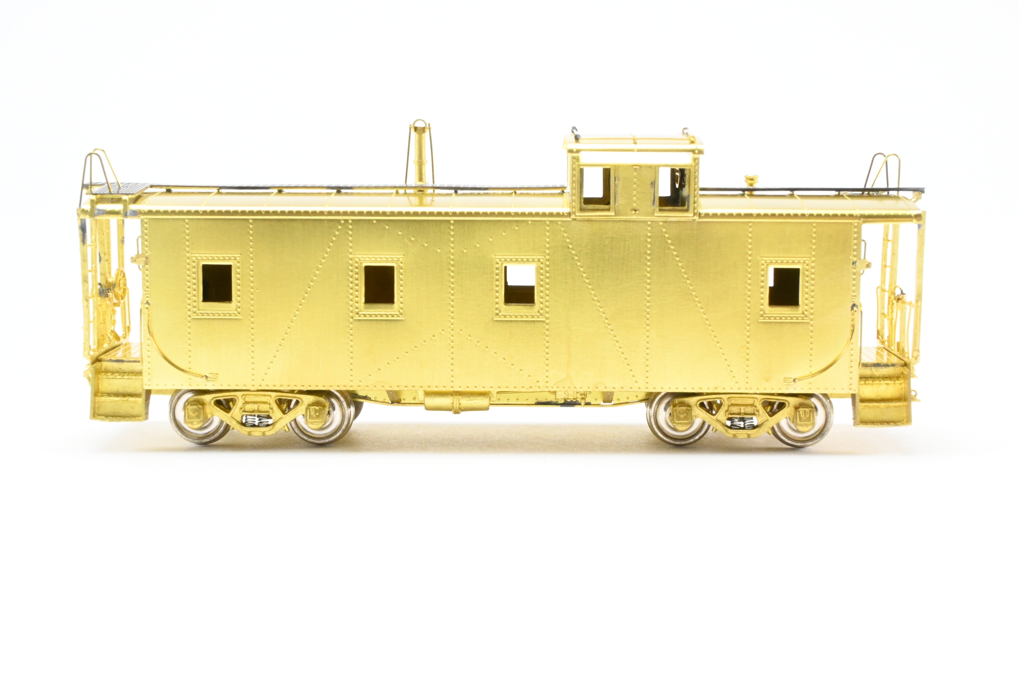 HO Scale Brass OMI - Overland Models, Inc. Missouri Pacific Steel Caboose with Rivets, Model Numbers Ranging from #1016 to #1050