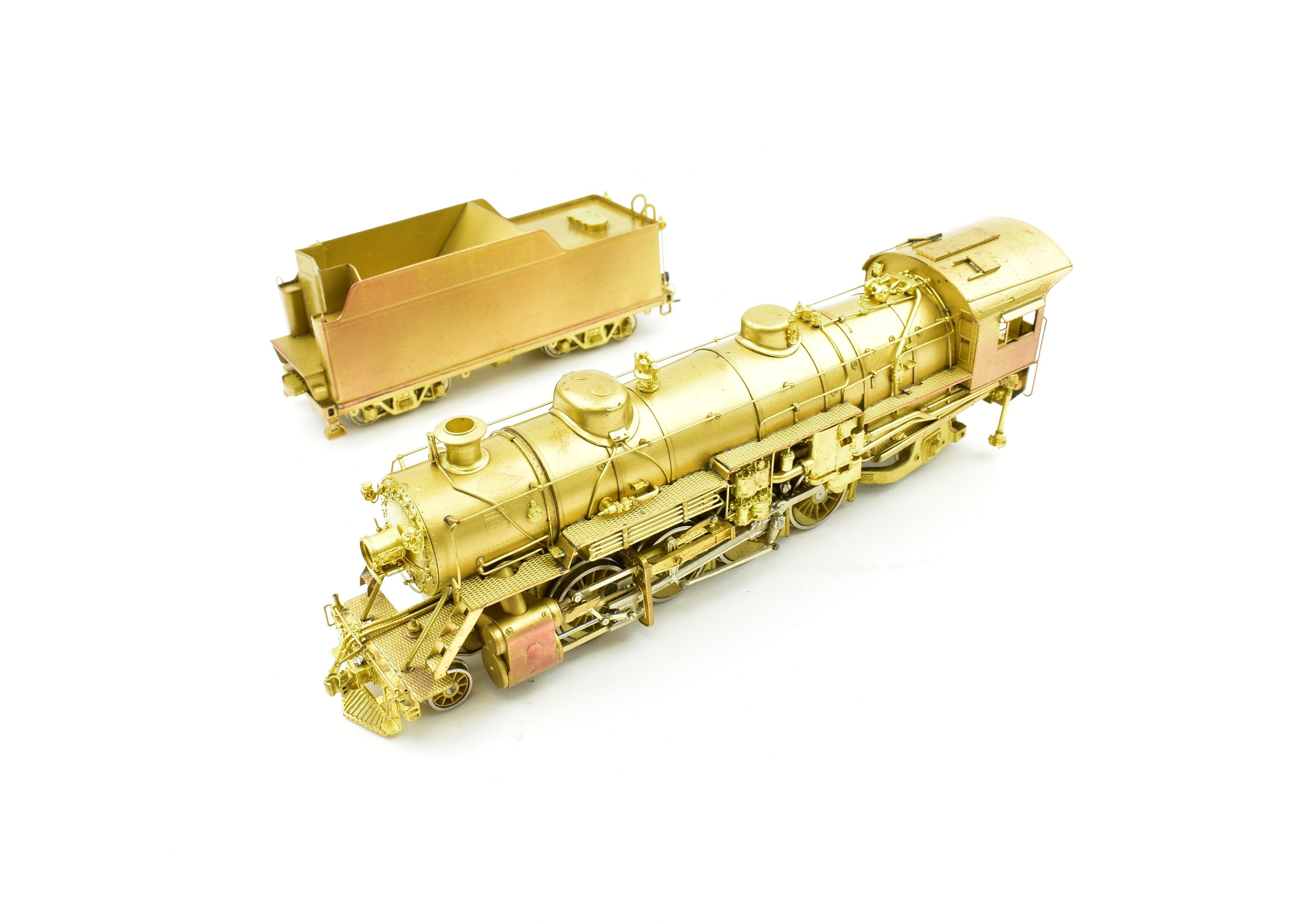 HO Scale Brass Key Imports Model of Nashville Chattanooga & St. Louis #650 2-8-2 Mikado Steam Locomotive