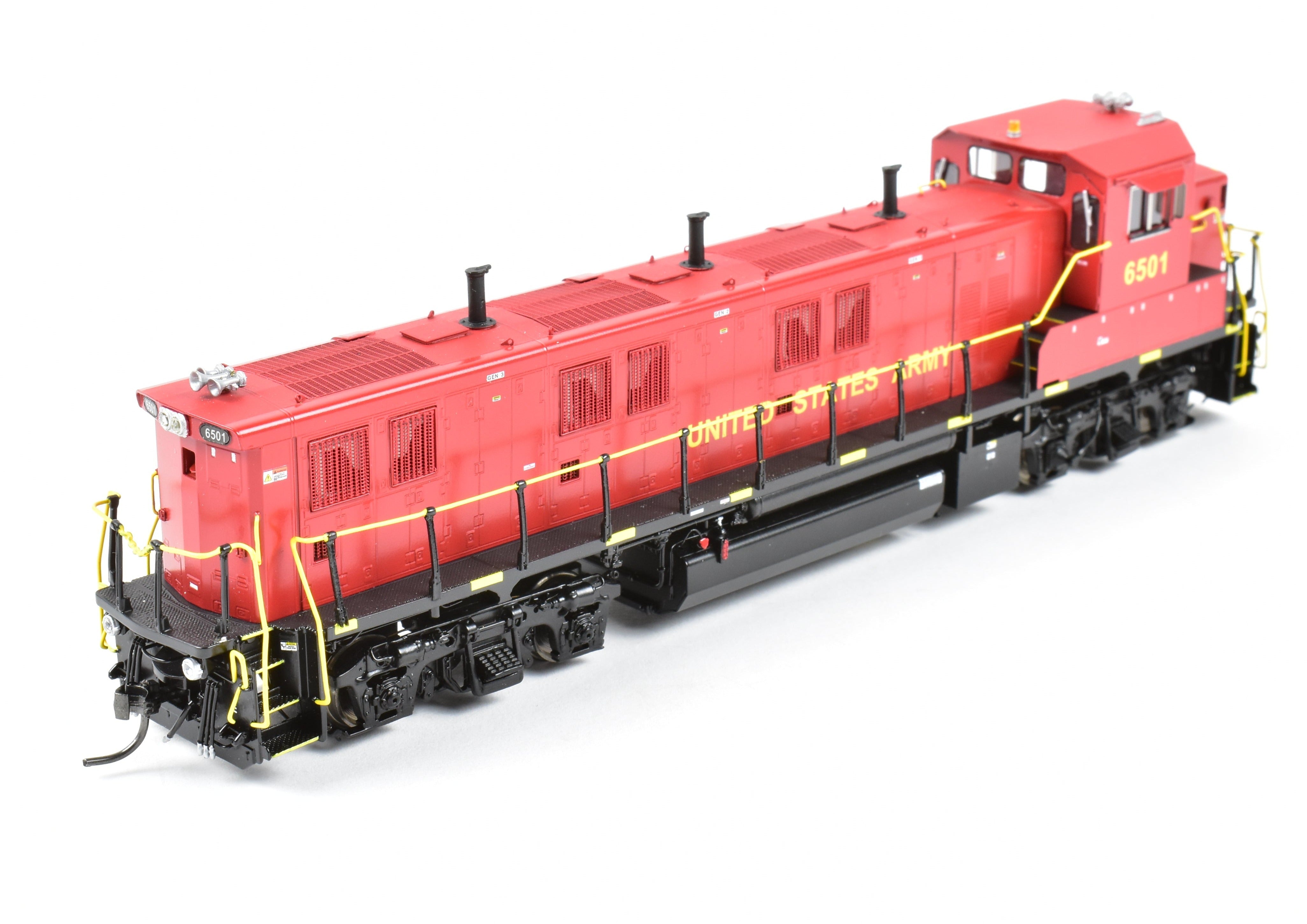 HO Scale Brass Model - Overland Models Inc. USAX U.S. Army 3GS21B Genset Factory Painted #6501 from American Model Train Collection