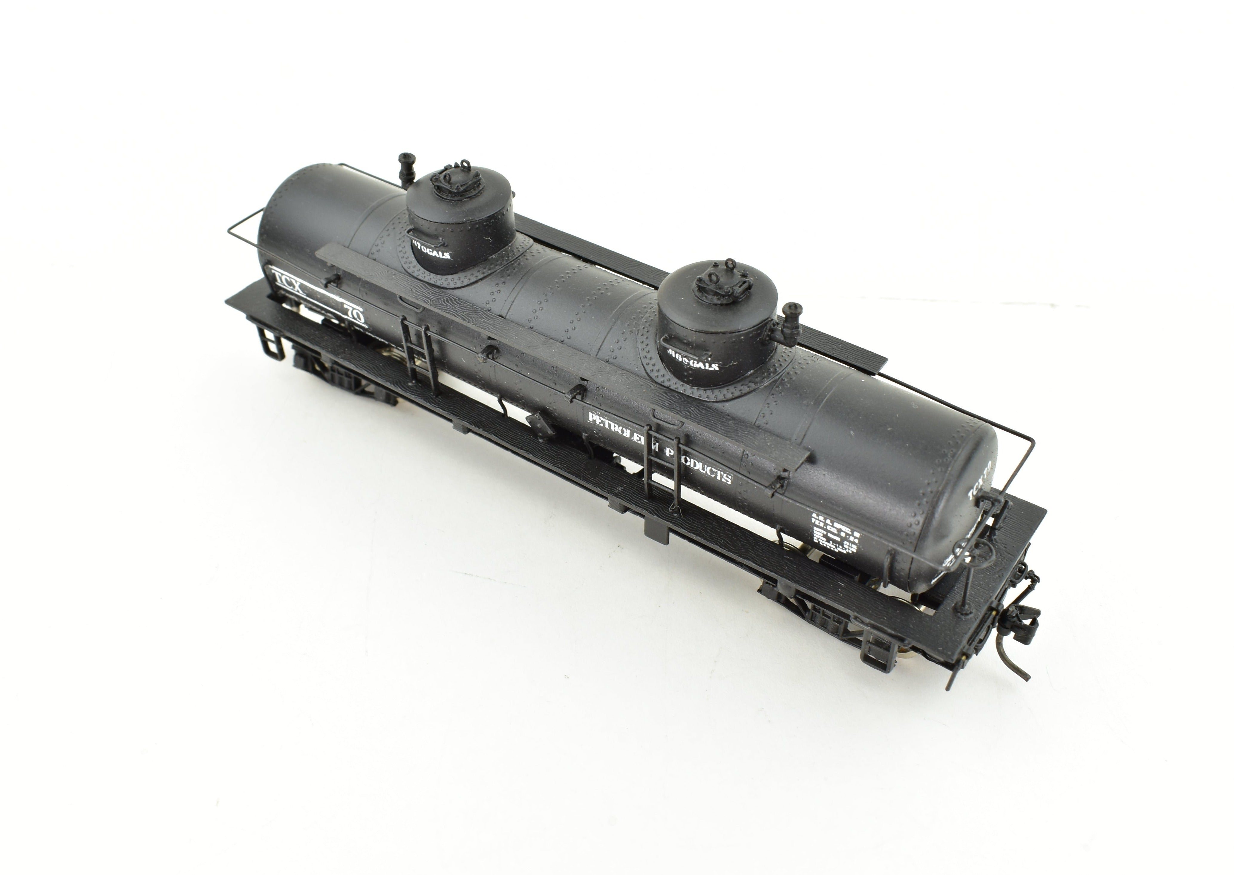 HOn3 Custom Painted Brass Texaco Oil Bunker Tank Car TCX #70 by Westside Model Co.