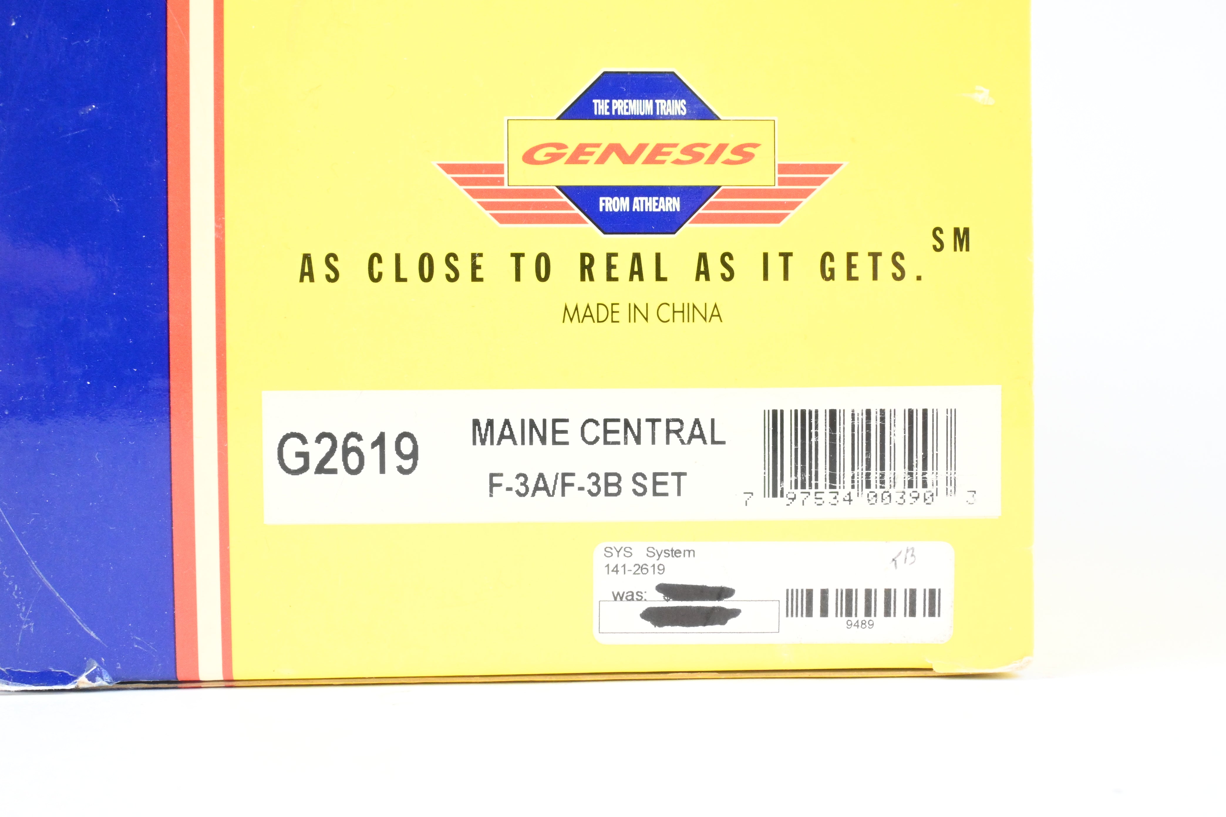Athearn Genesis B&M Boston & Maine EMD F3-A/B Phase II Mint Passenger Set