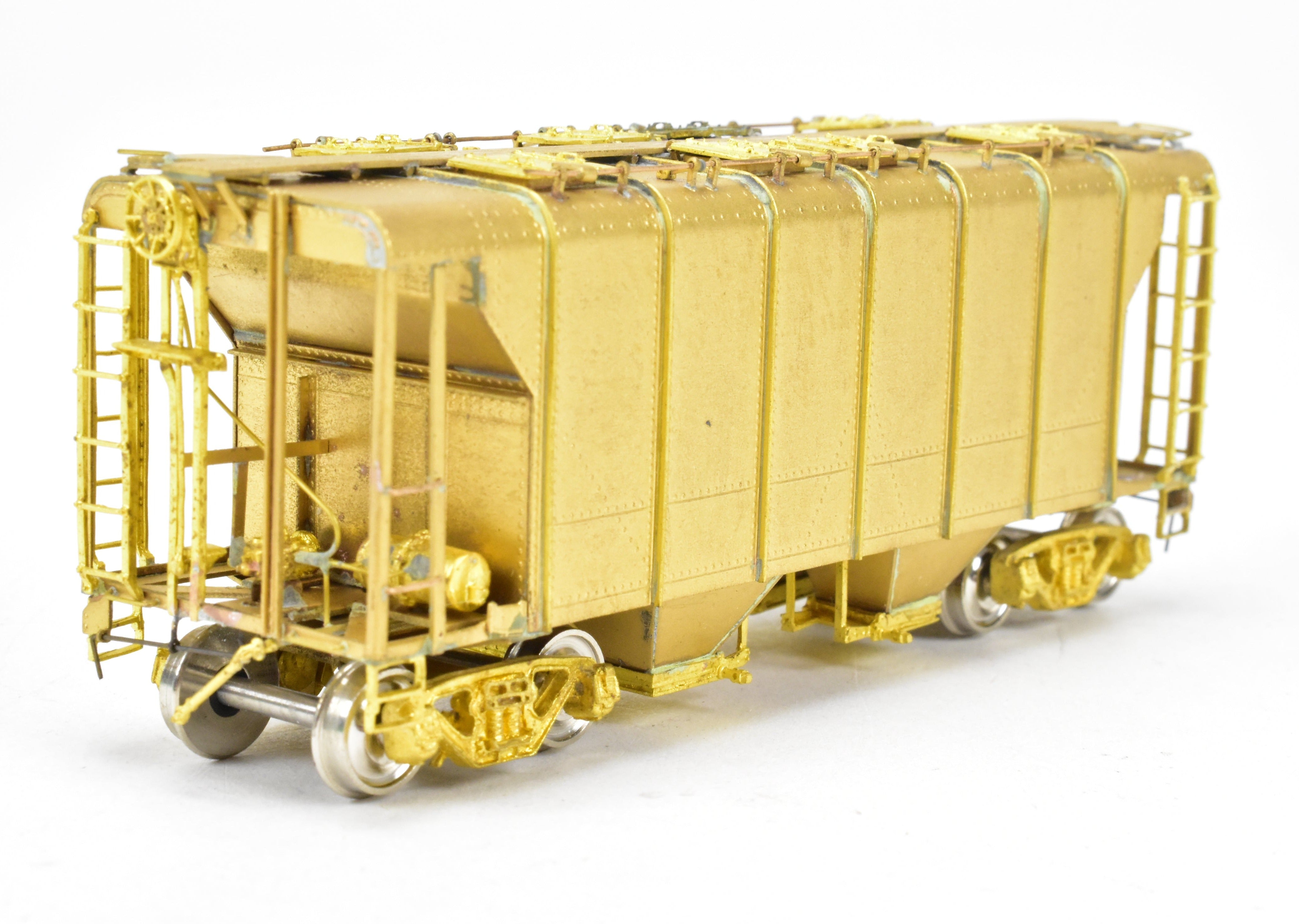 HO Brass OMI B&O N-34 Covered Hopper Wagon with Working Hatches