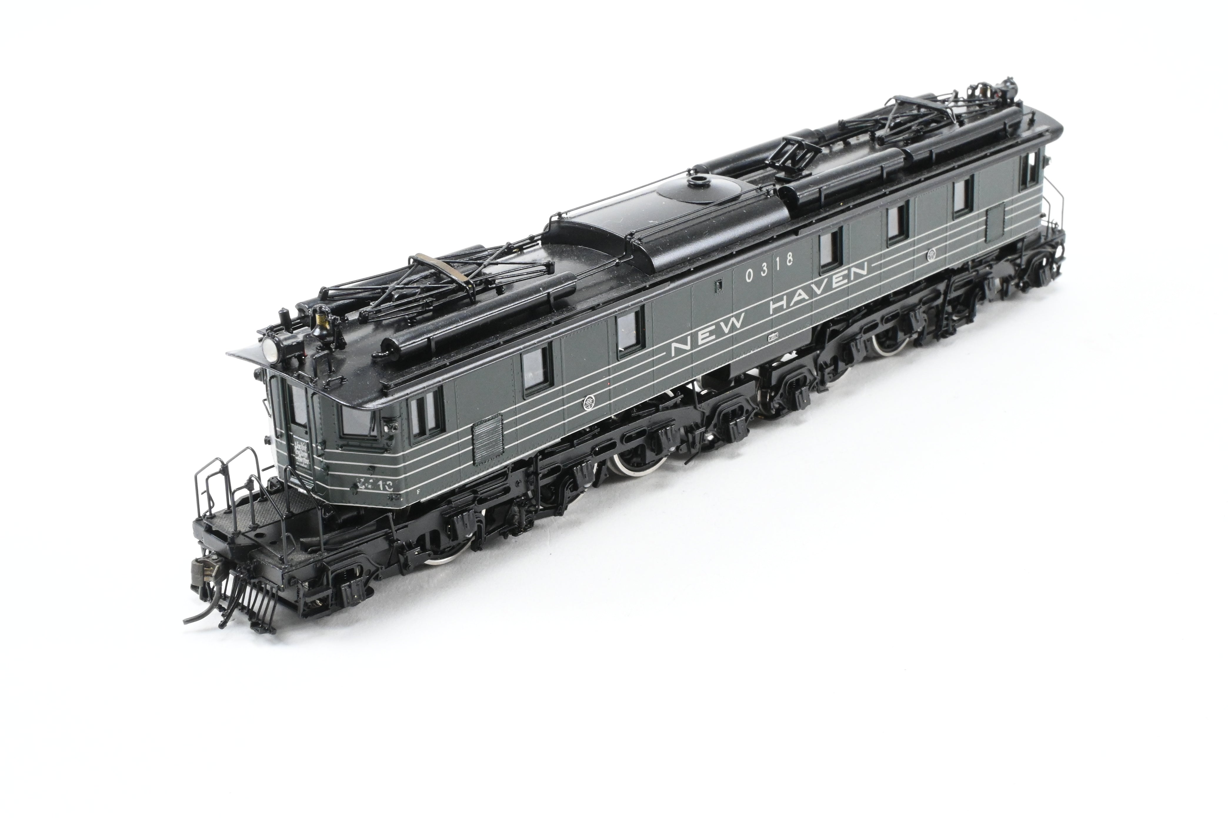 HO Brass CON Railworks NH New Haven EP - 2 Box Cab Electric FP 0318 w/ Tsunami2 DCC & Sound, Minor Damage