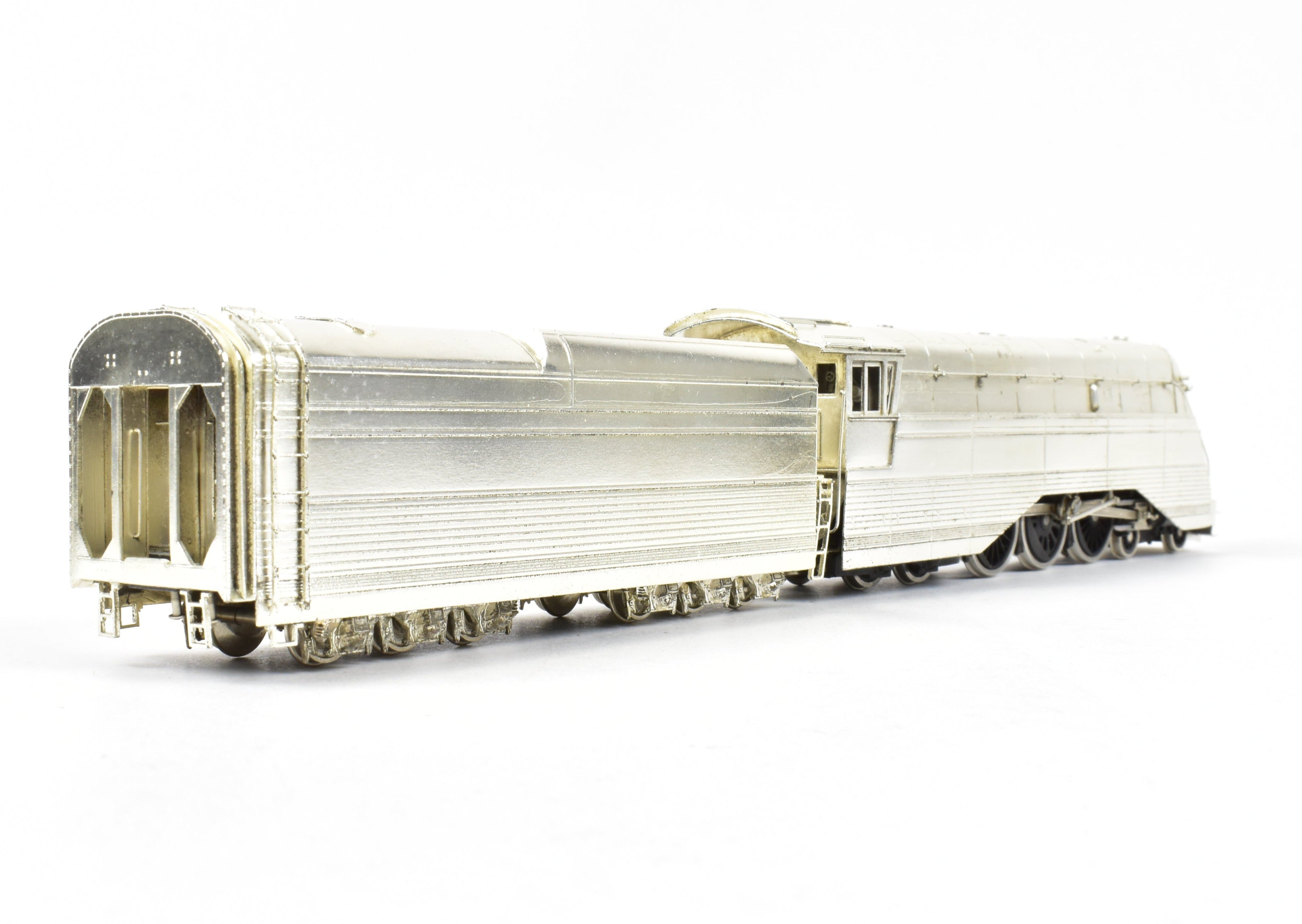 HO Brass NPP Nickel Plated CB&Q Burlington Route 4-6-4 S-4A Streamlined Hudson No. 4000
