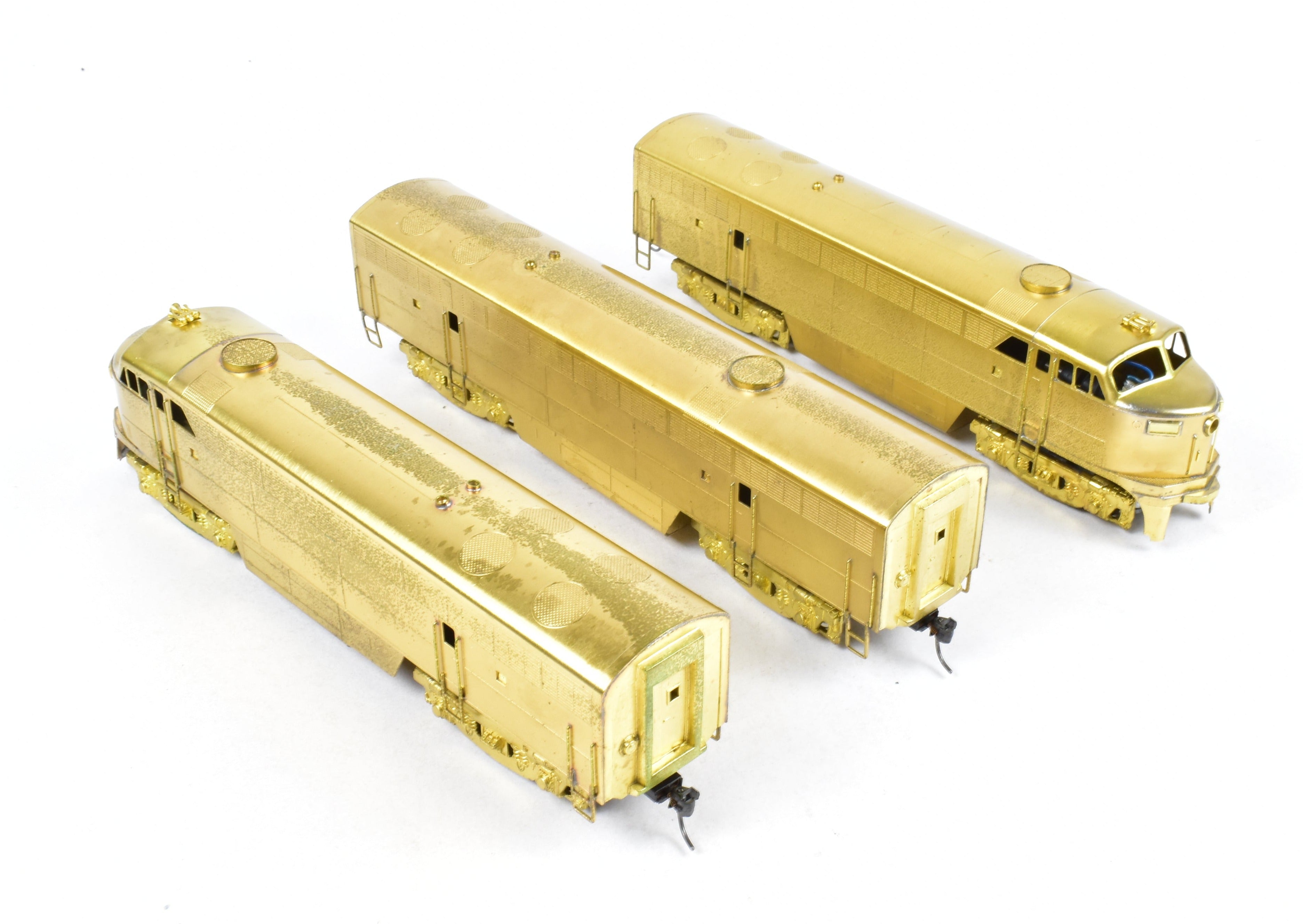 HO Scale Brass Red Ball Model Train Set - Various Roads, Fairbanks Morse CFA - 16 - 4 A - B - A C - Liner 3 - Unit Set for Model Train Enthusiasts