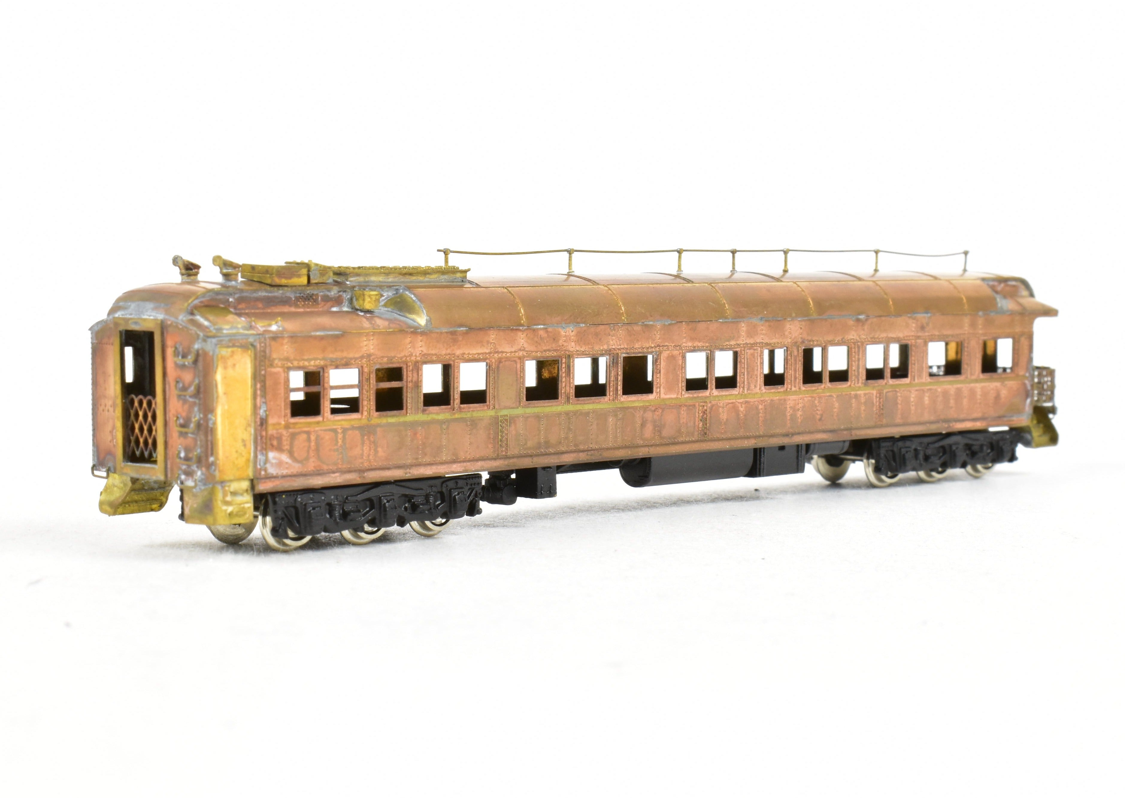 N Scale Brass ATSF - Santa Fe Heavyweight Business Car #9/10, AS-IS Condition