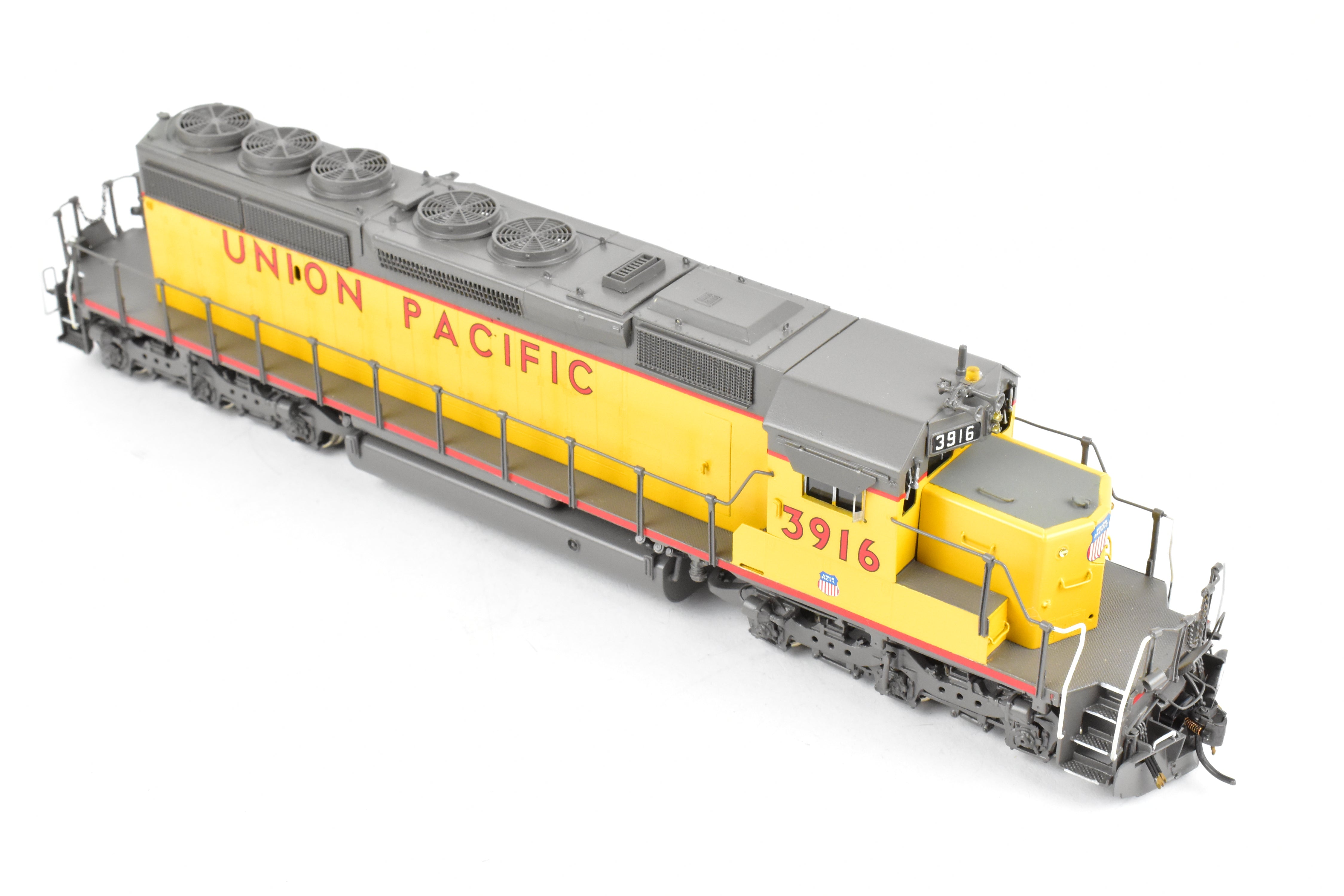 HO Scale Brass Model Train - Overland Models Inc. (OMI) Union Pacific EMD SD40 - 2C FP Locomotive, Road Number 3916, Formerly Missouri Pacific